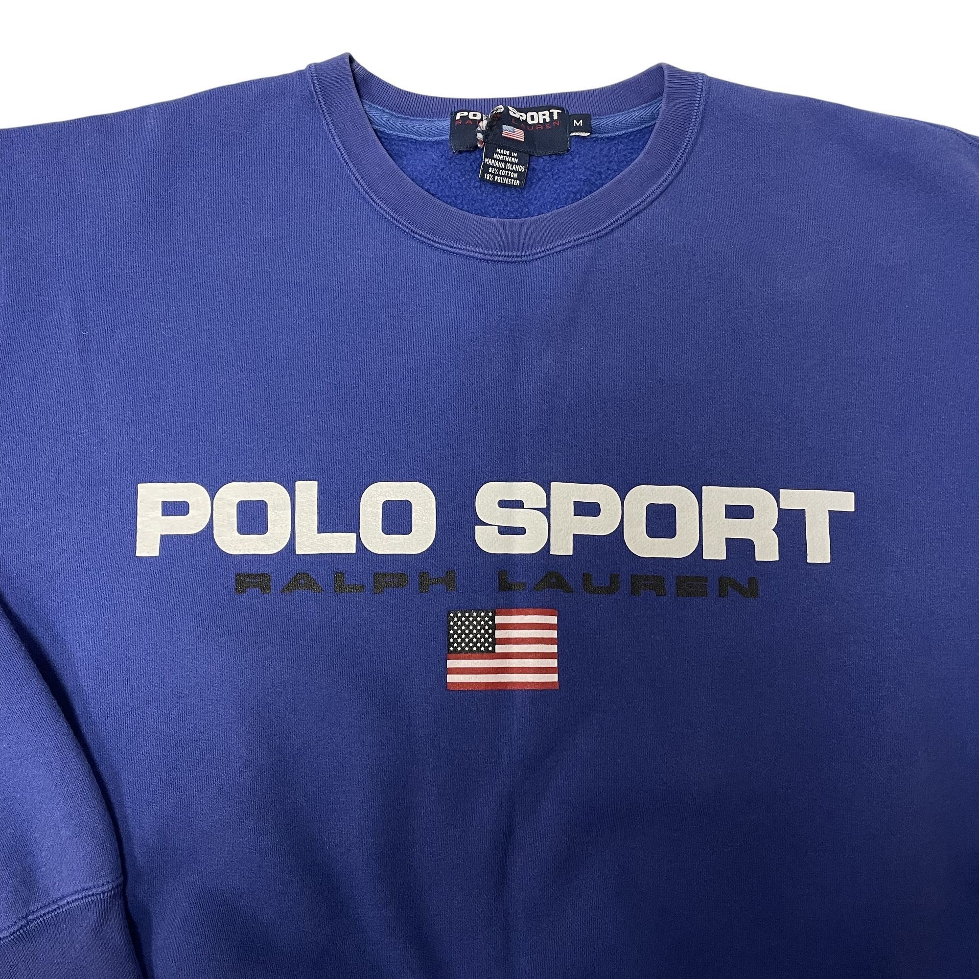 Polo Ralph Lauren Vtg Ralph Lauren Spell Out POLO Sport LOGO Sweatshirt Size US M / EU 48-50 / 2 - 4 Thumbnail