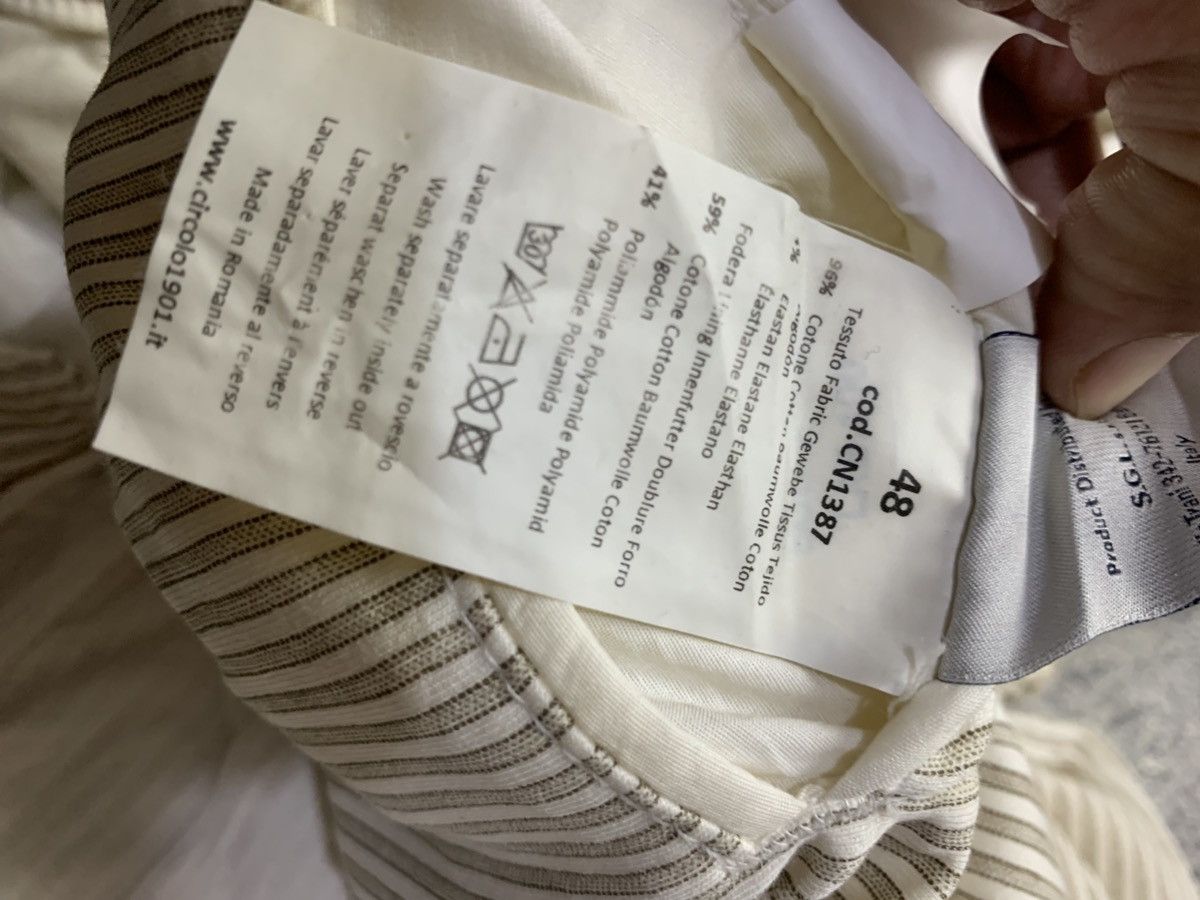 Circolo 1901 🐍 Circolo 1901 Striped Casual Blazer Size 44R - 7 Thumbnail