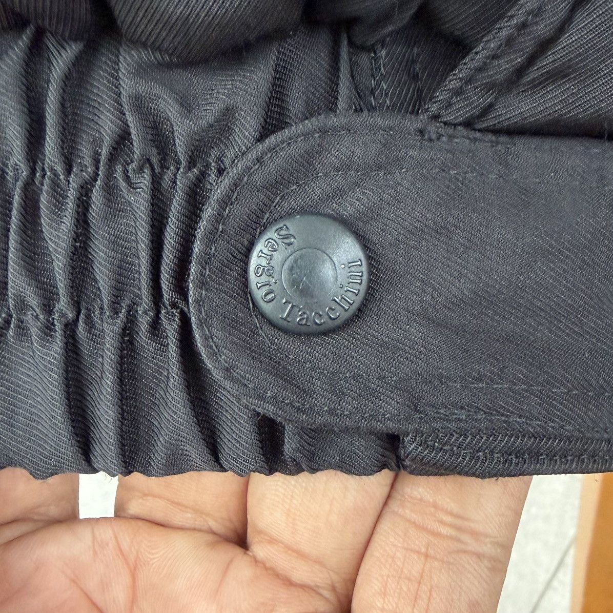 Sergio Tacchini Vintage Sergio Tacchini Milano Italia Black Bomber Jacket Size US M / EU 48-50 / 2 - 11 Thumbnail