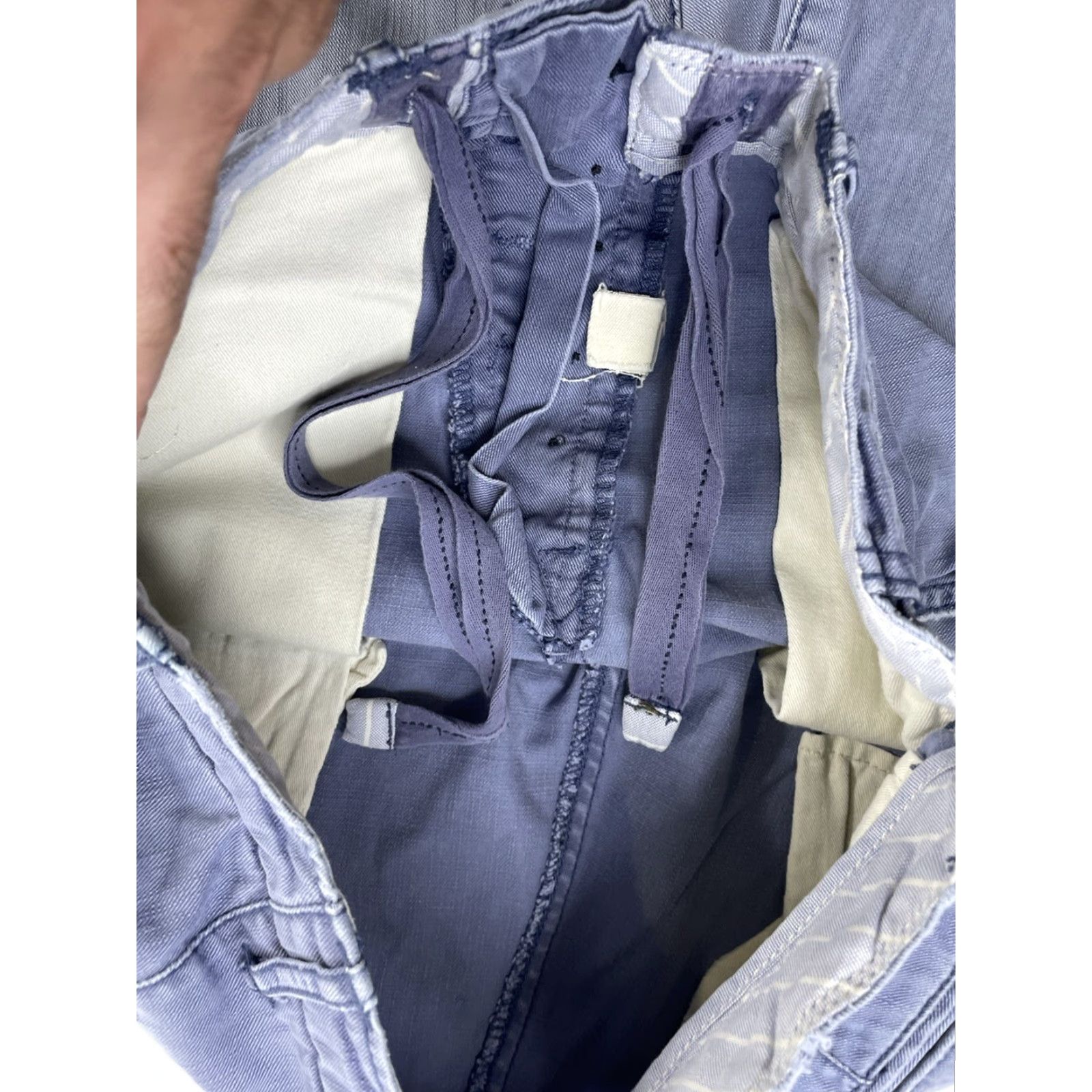 Ralph Lauren Rugby Ralph Lauren Mens Shorts Canvas Chino Blue Distressed Size 30 Base Size US 30 / EU 46 - 7 Thumbnail