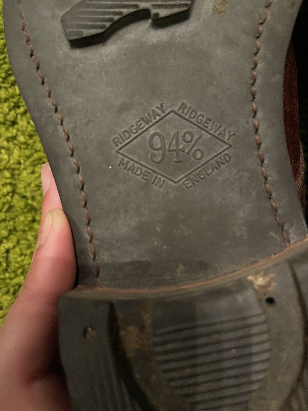 Crockett & Jones × Genuine Leather × Vintage Crockett & Jones real leather shoes Size US 8.5 / EU 41-42 - 10 Thumbnail