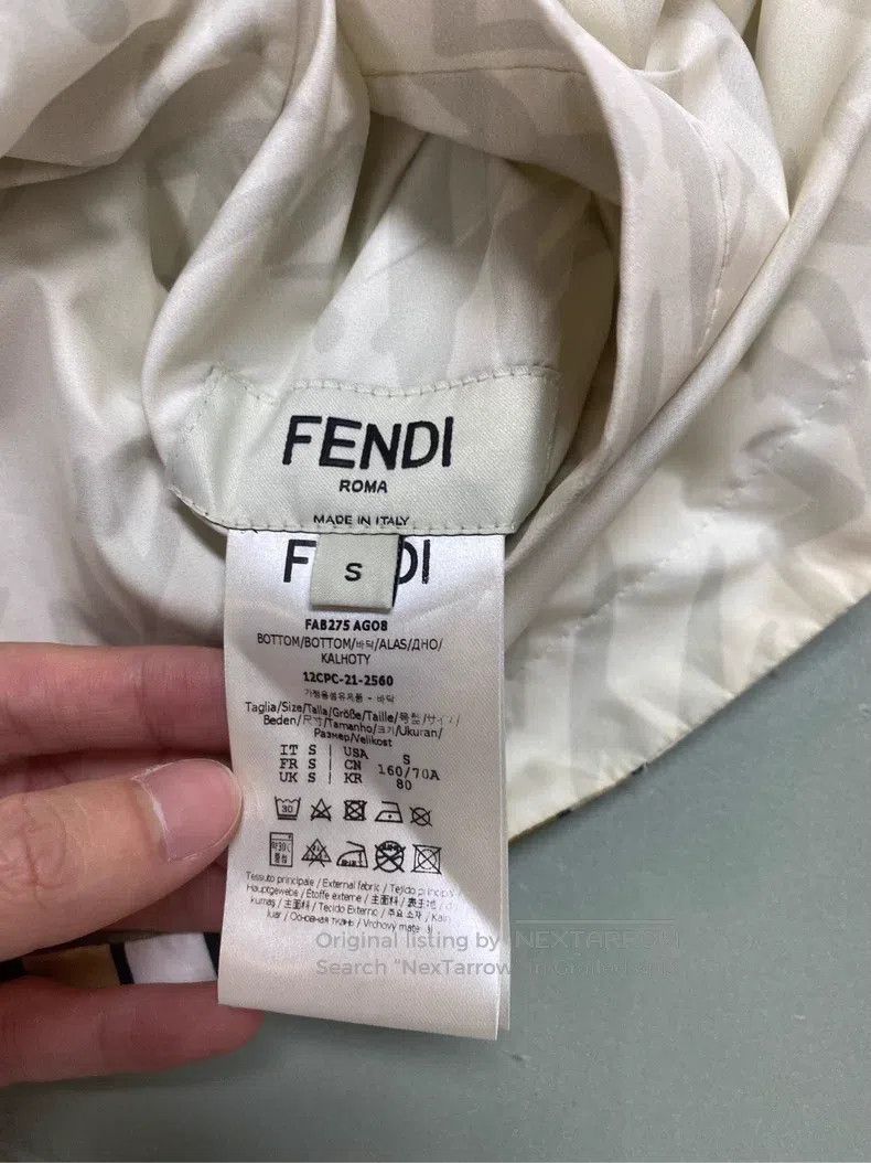 Fendi Fendi size S Beige Patchwork Full Print Shorts Size 24" / US 00 / IT 34 - 3 Thumbnail
