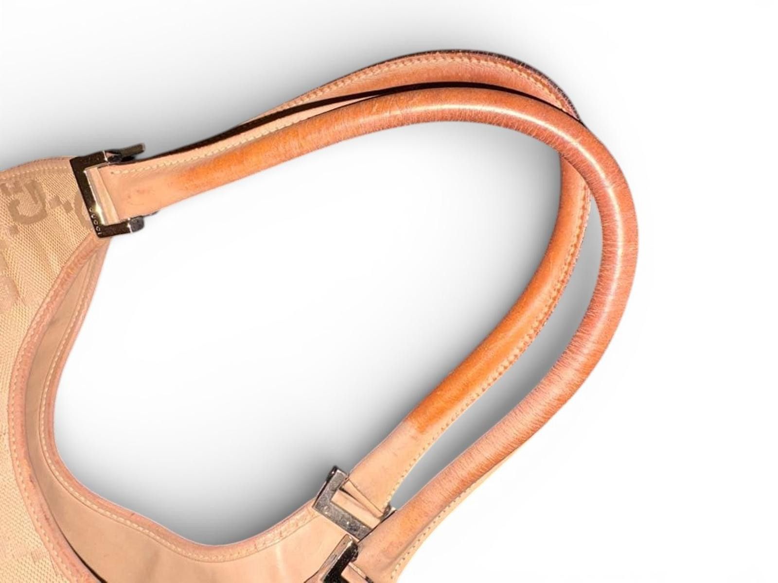 Gucci Gucci - Beige Monogram Canvas Shoulder Bag Size ONE SIZE - 6 Thumbnail
