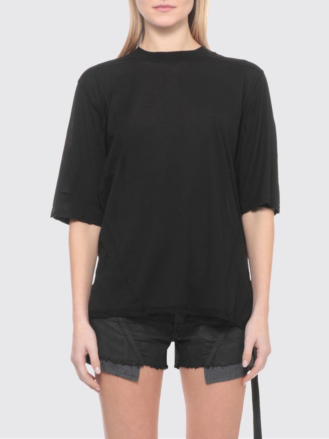 Rick Owens Drkshdw Rick Owens Drkshdw T-Shirt Woman Black Size M / US 6-8 / IT 42-44 - 1 Thumbnail
