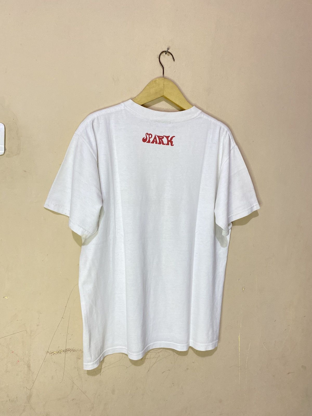 Vintage 90s Spark Skateboard Logo Tee Size US L / EU 52-54 / 3 - 7 Thumbnail