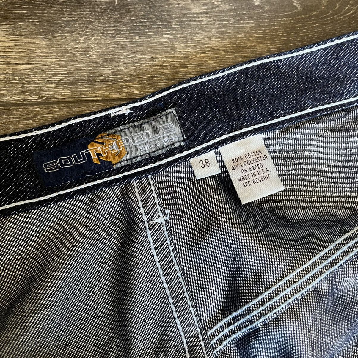 Southpole × Vintage Vintage 1990s South Pole Baggy Carpenter Denim Jeans 38x32 Size US 38 / EU 54 - 10 Thumbnail