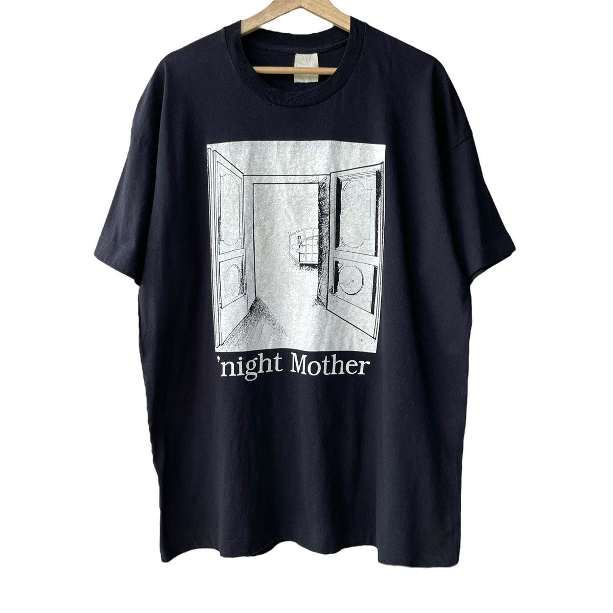 Vintage ‘Night, Mother By Marsha Norman 80s Play Vintage Promo Tee Size US XL / EU 56 / 4 - 1 Thumbnail