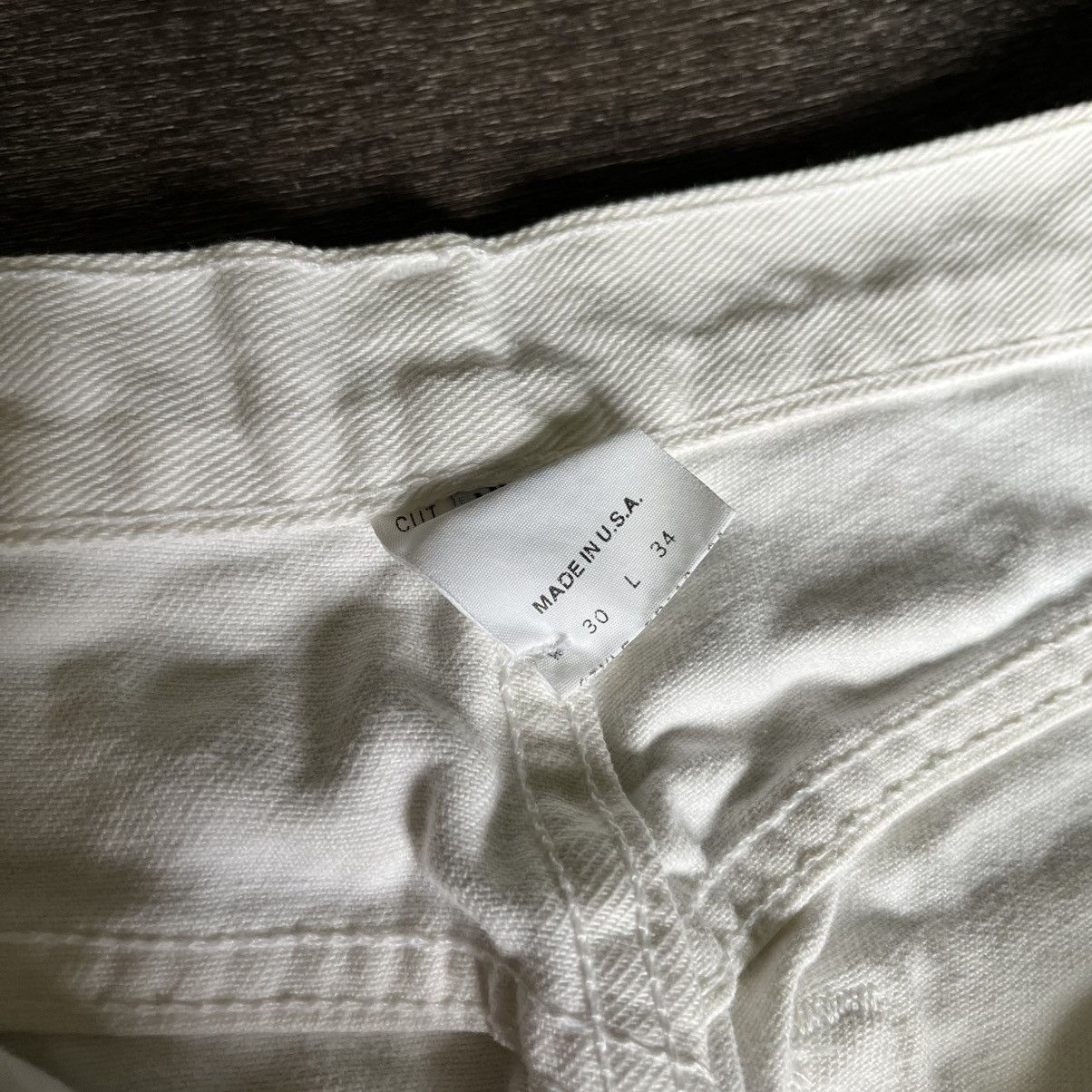 Guess × Vintage Vintage 1990s Guess Straight White Denim Jeans Skater 30x34 Size US 30 / EU 46 - 10 Thumbnail