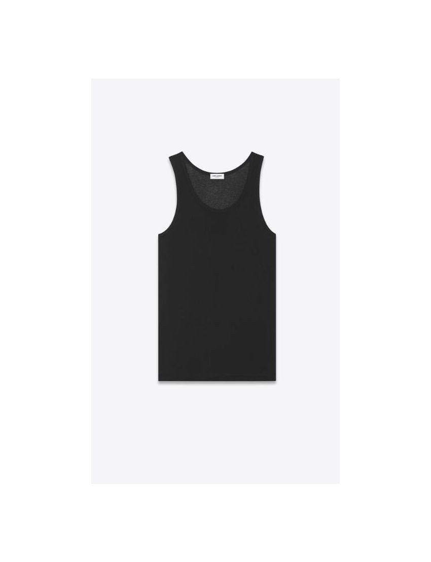 Saint Laurent Paris o1bcso1str0924 Thank Top in Black Size US M / EU 48-50 / 2 - 1 Thumbnail