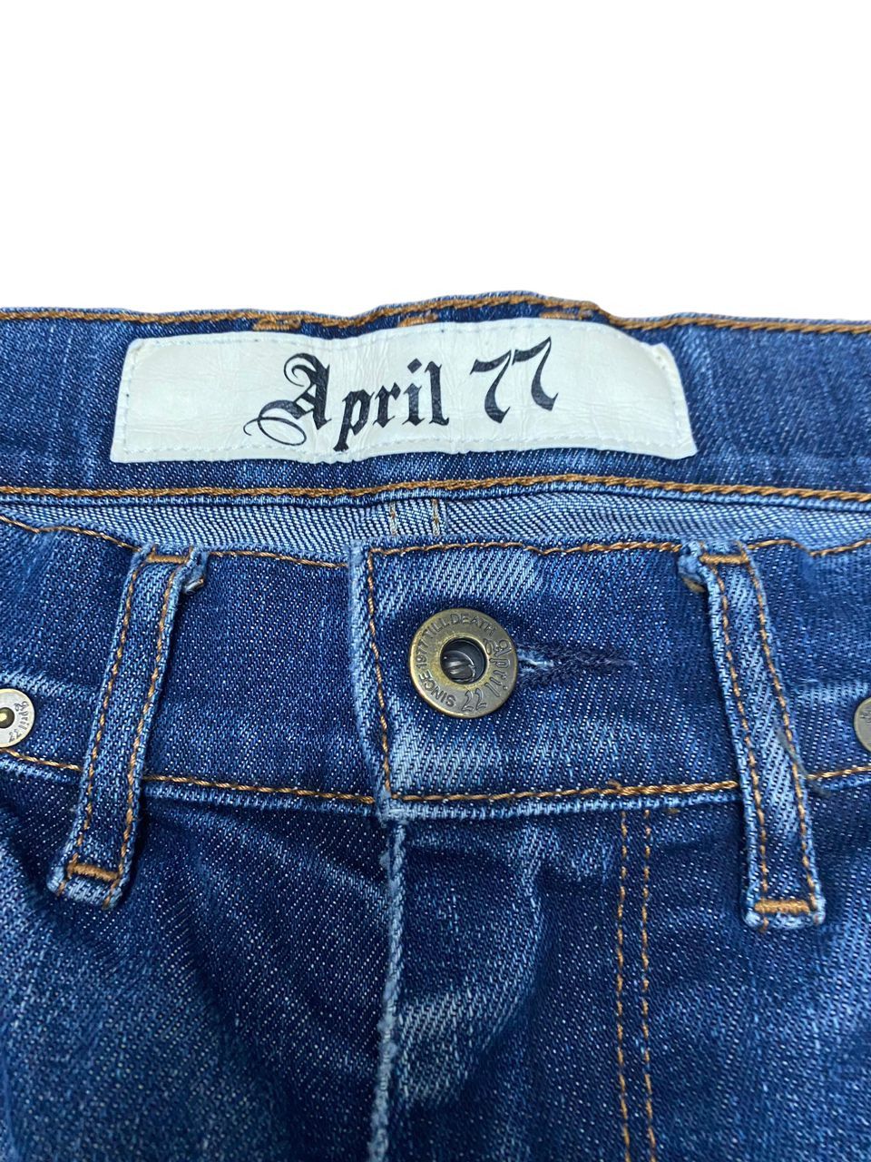April 77 💥BEST OFFER💥APRIL 77 PUNK DISTRESSED DENIM JEANS Size US 32 / EU 48 - 9 Thumbnail