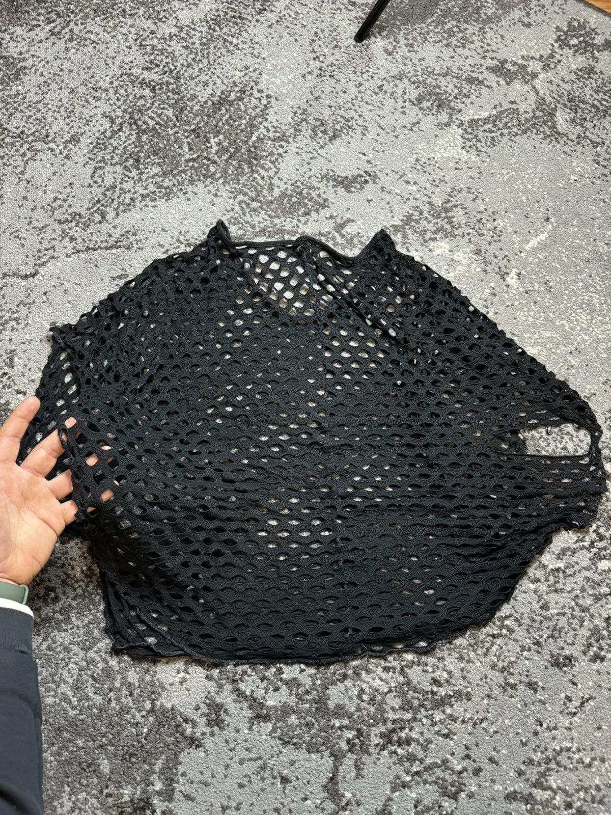 If Six Was Nine Vintage Y2K Black Mesh T Shirt Opium Owens Style Mantle Cart Size US M / EU 48-50 / 2 - 6 Thumbnail