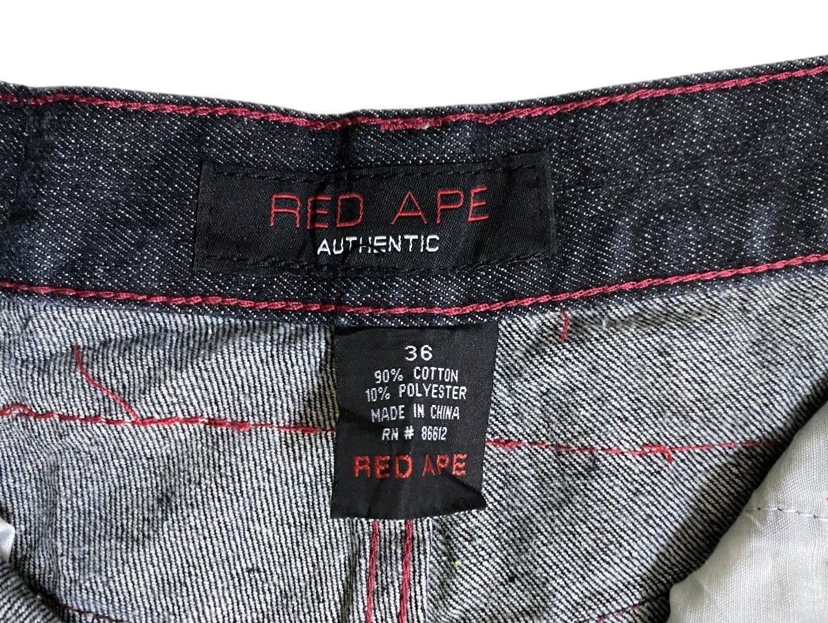 Japanese Brand Rare Design Vintage Japanese Brand Red Ape Baggy Jeans 2000s Size US 38 / EU 54 - 8 Thumbnail