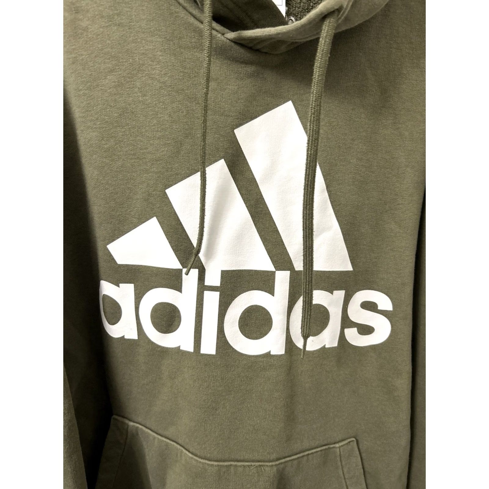 Adidas Adidas Hoodie Mens Large Green Big Logo Pullover Sweatshirt 3 Stripes Tricot L/S Size US L / EU 52-54 / 3 - 4 Thumbnail