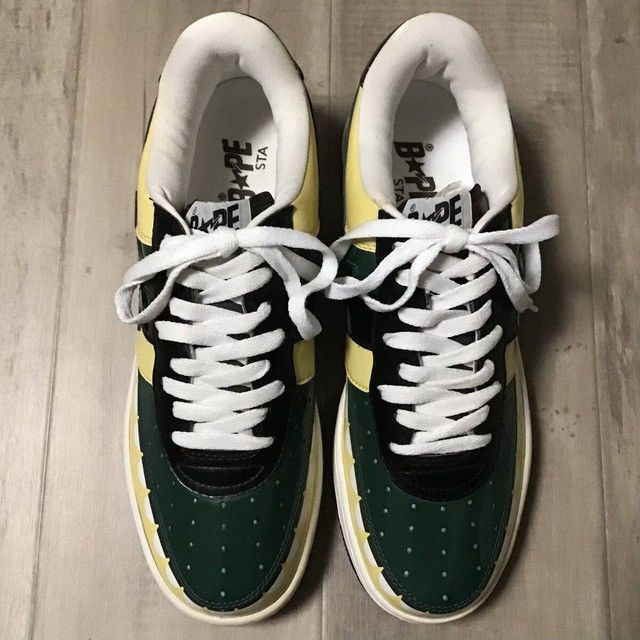 Bape × Kaws × Nigo KAWS CHOMPERS BAPE STA Patent Leather Sneakers APE NIGO Size US 9.5 / EU 42-43 - 4 Thumbnail