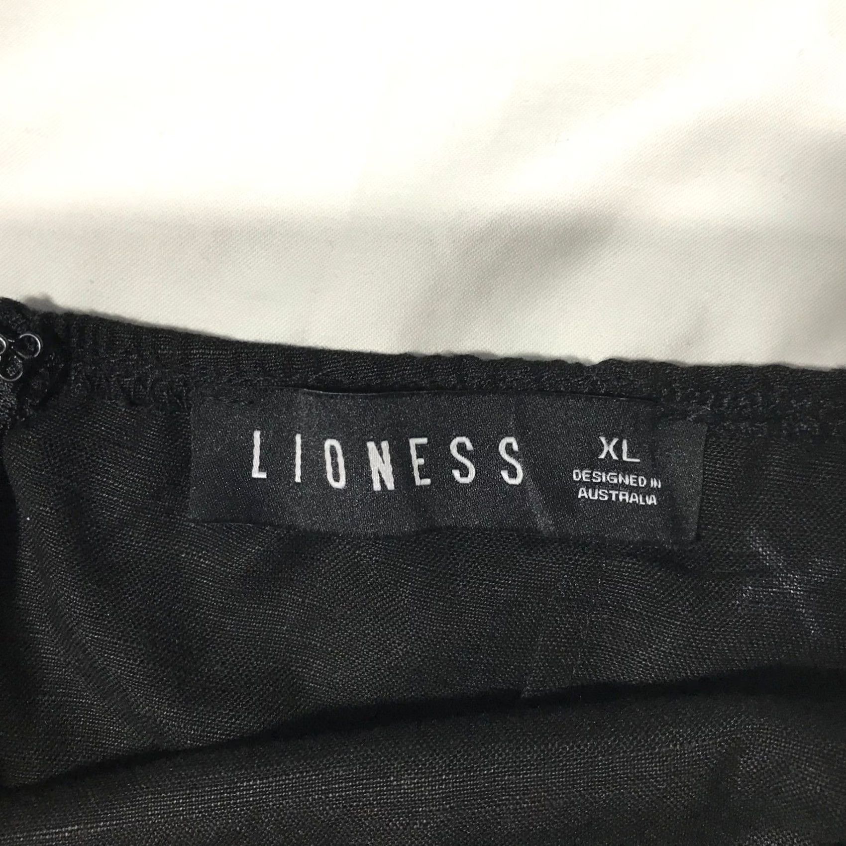 Lioness Lioness Black Halter Maxi Dress XL Sleeveless High Slit Minimalist Size XL / US 12-14 / IT 48-50 - 4 Thumbnail