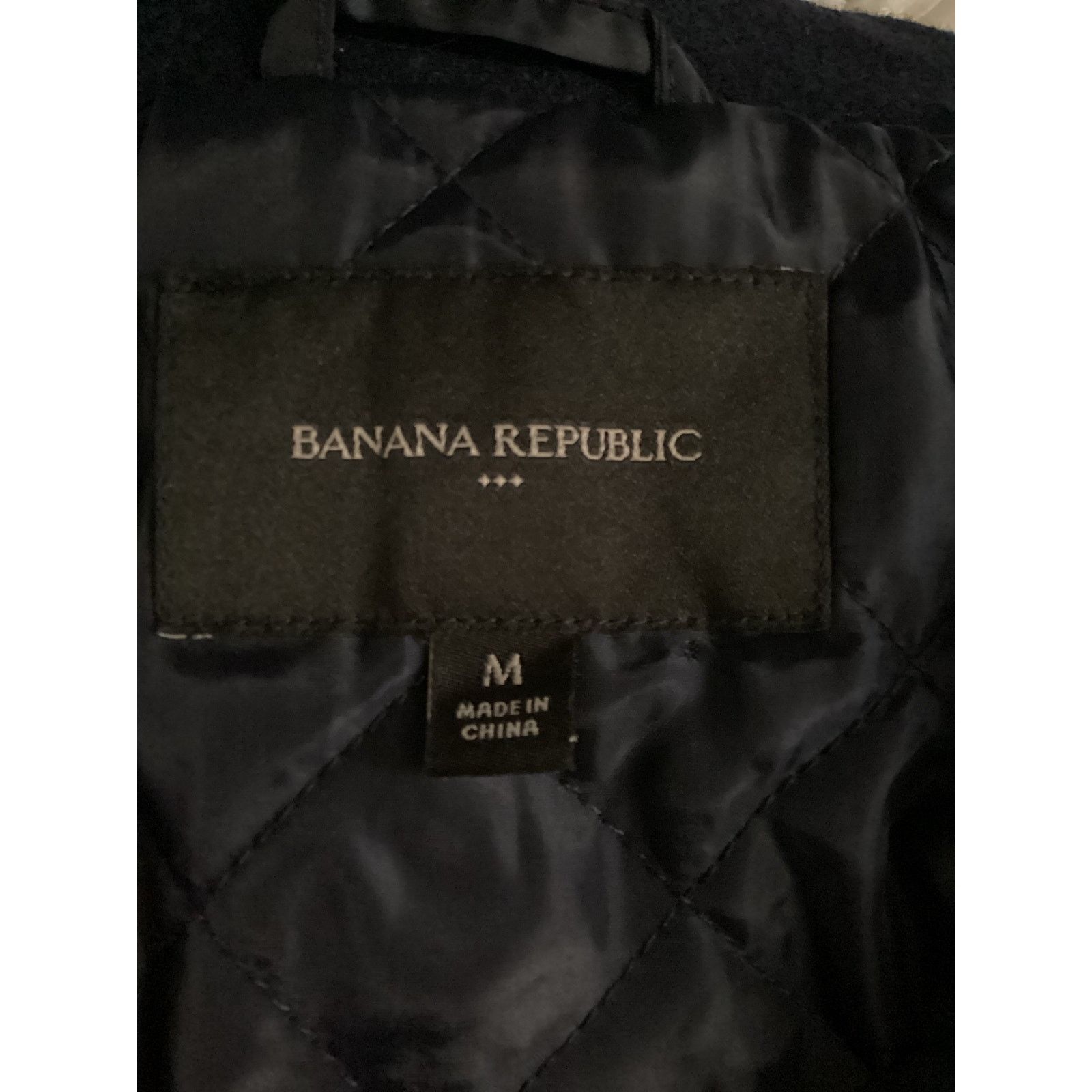 Banana Republic Banana Republic Mens Preppy Navy Wool Peacoat Medium Pockets Size US M / EU 48-50 / 2 - 8 Thumbnail