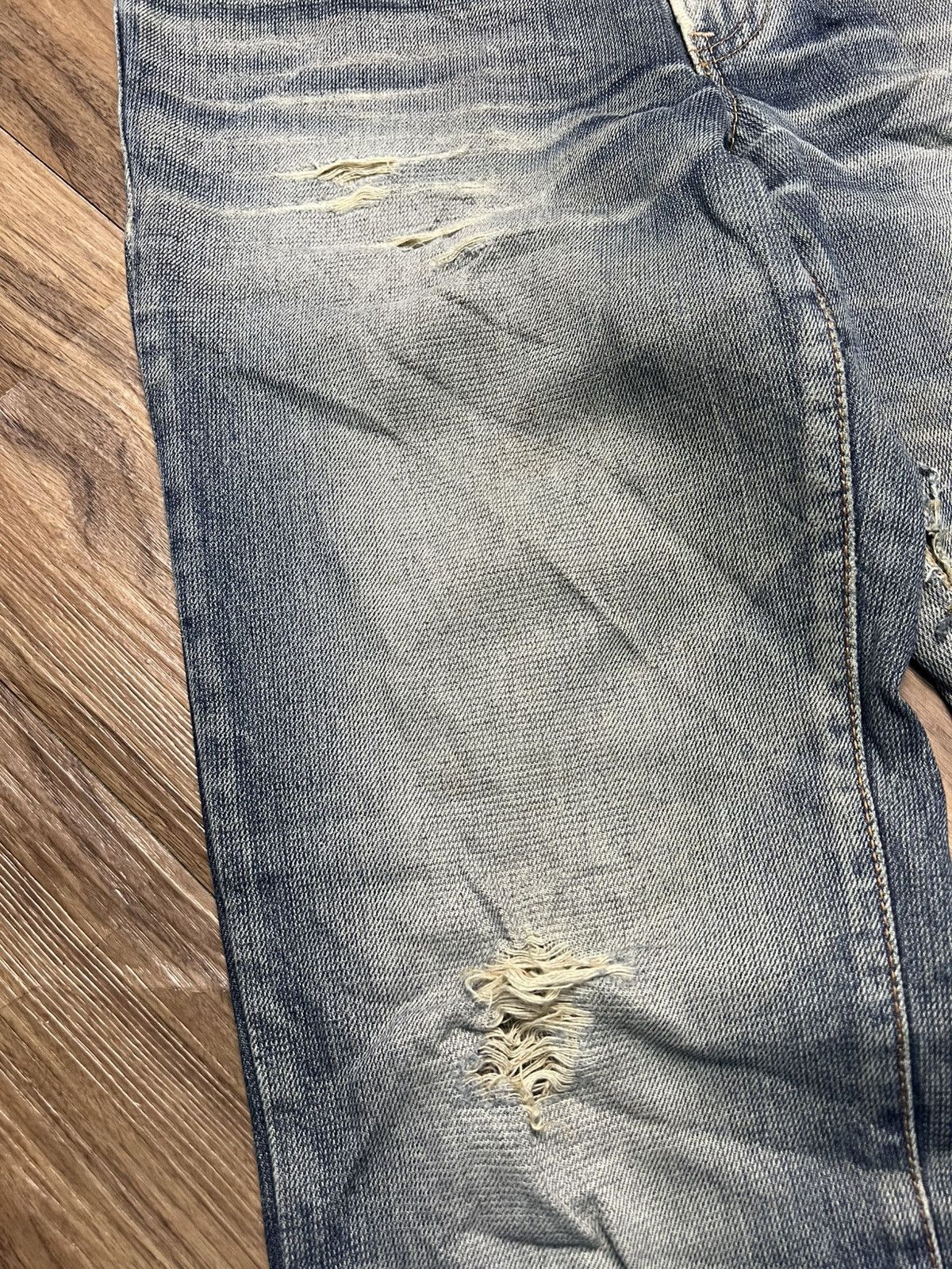 Edwin Edwin Japan EZ503 Zylon Mixed Denim Straight Cut (45) Size US 31 - 6 Thumbnail