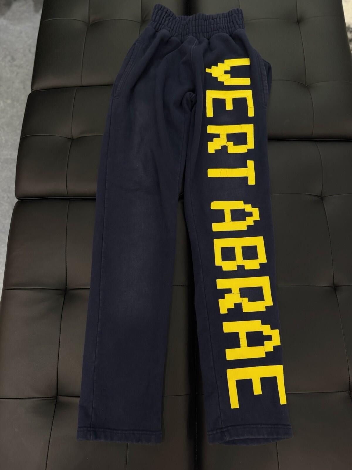 Vertabrae Vertabrae Navy Blue Yellow Sweatpants Adult Size Small Size US 30 / EU 46 - 2 Thumbnail