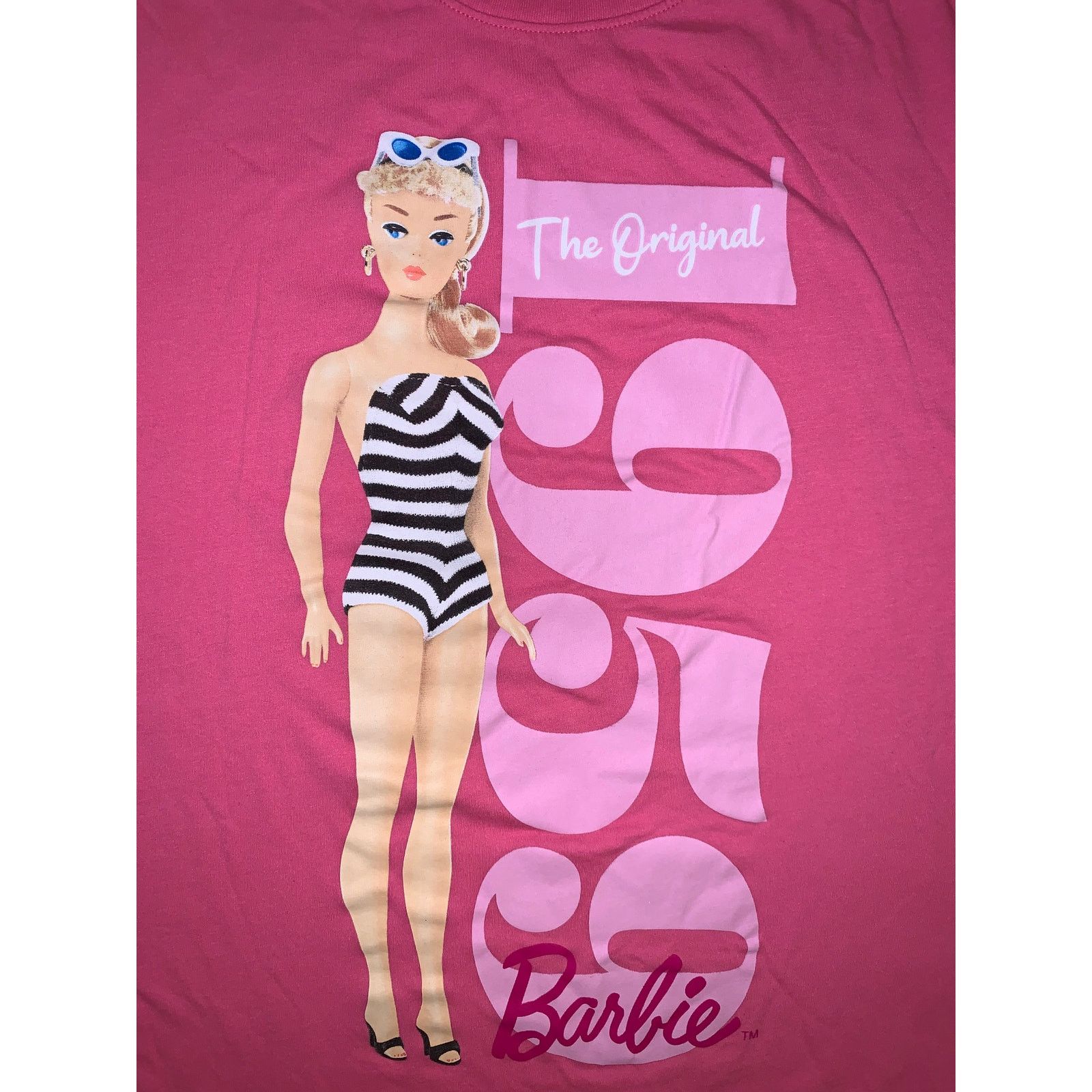 Other Barbie Graphic T Shirt Pink Vintage Doll Y2K Size L 11-13 Size L / US 10 / IT 46 - 1 Thumbnail