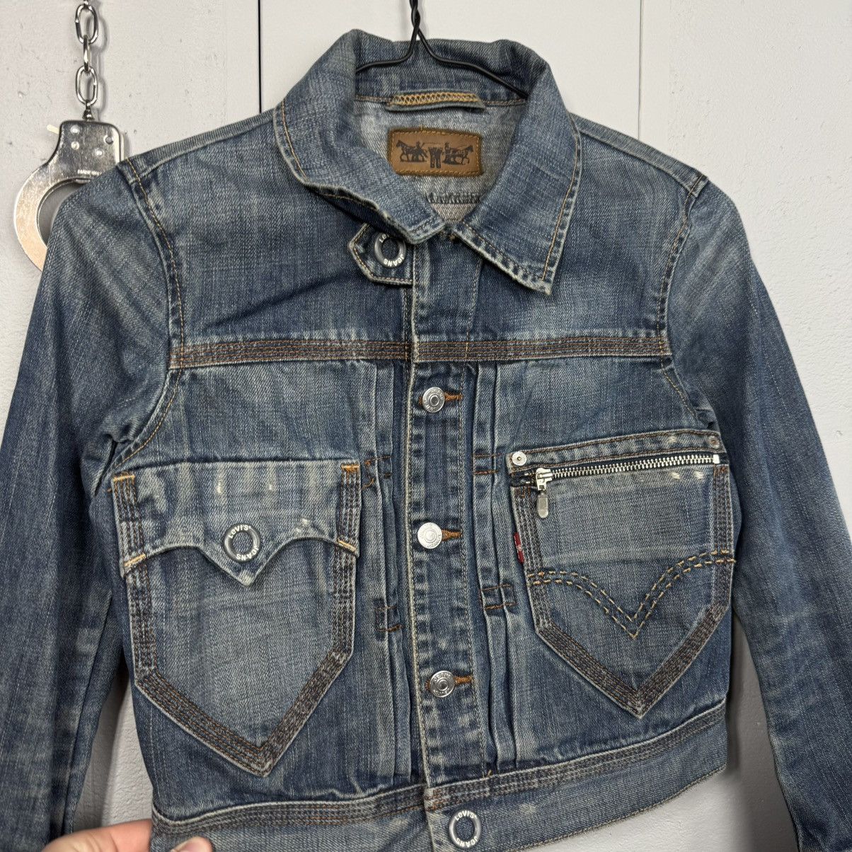 Levi's Vinatge Denim Jacket Levi’s Avant Garde Multi pocket Size XS / US 0-2 / IT 36-38 - 4 Thumbnail