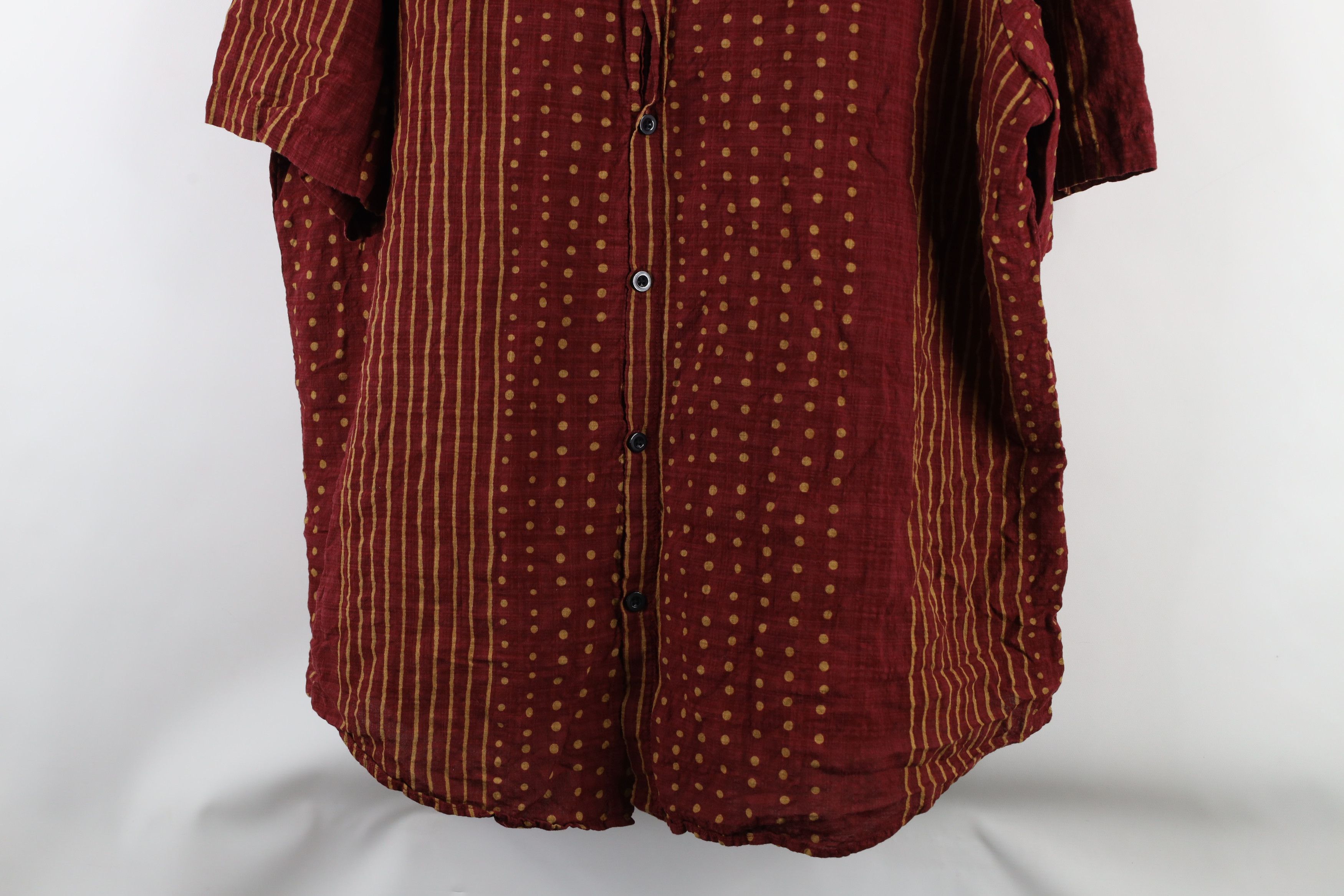 Vintage Vintage 90s Streetwear Polka Dot Short Sleeve Button Shirt Size US XXL / EU 58 / 5 - 3 Thumbnail