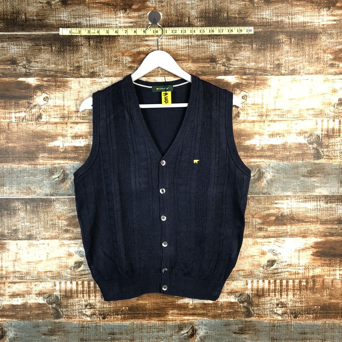 Golden Bear × Vintage Golden Bear Dark Blue vintage Vest #A2192 Size US M / EU 48-50 / 2 - 1 Thumbnail