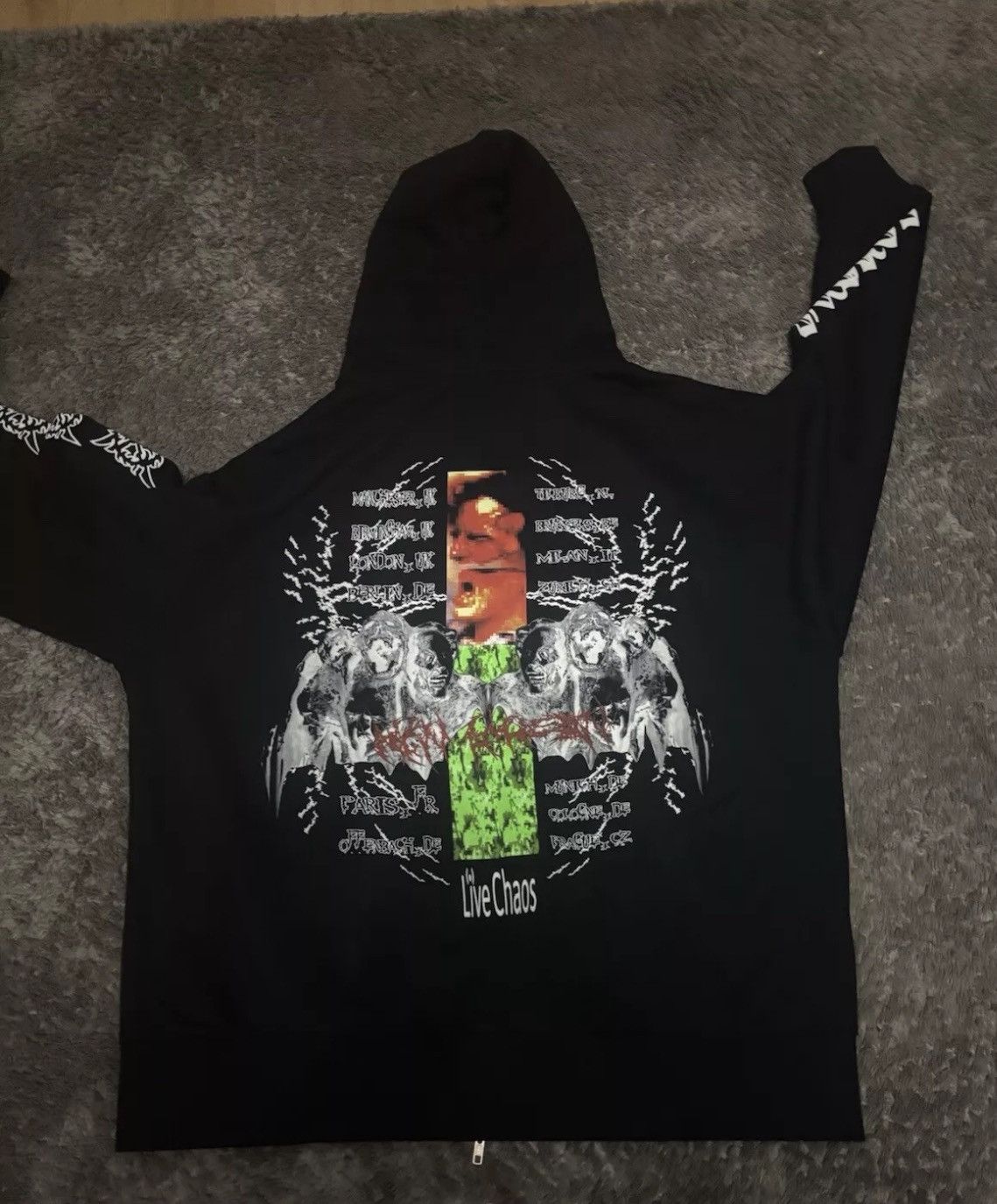 Ken Carson Ken Carson Europe exclusive tour Merch a great chaos tour Size US XXL / EU 58 / 5 - 2 Thumbnail