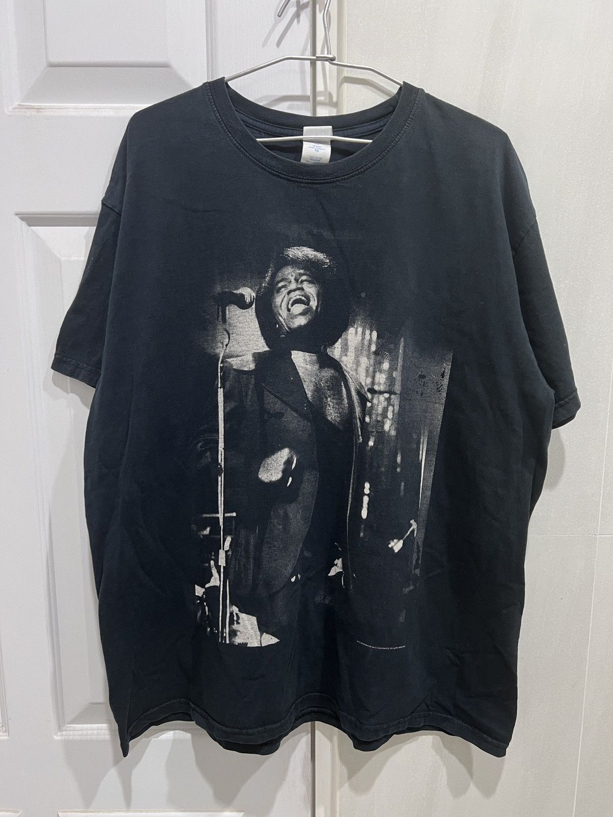 Band Tees Vintage Y2K James Brown The Godfather of Soul Tee XL Faded Size US XL / EU 56 / 4 - 2 Thumbnail