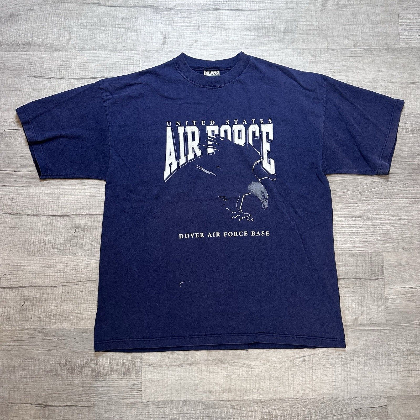 Gear for Sports Vintage United States Air Force T-Shirt Men's XL Dover AFB Size US XL / EU 56 / 4 - 1 Thumbnail