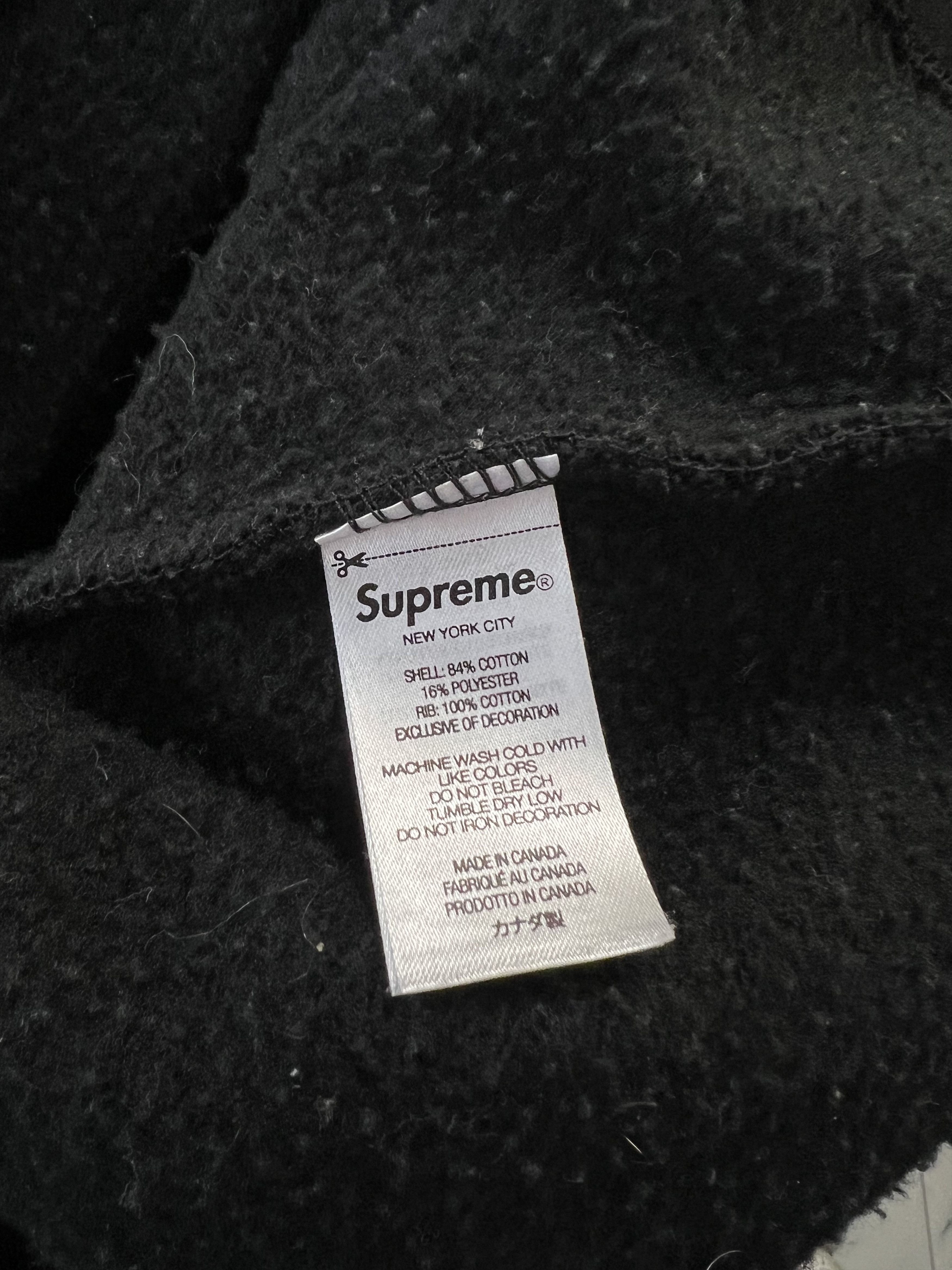 Supreme Supreme Box Logo Crewneck Black/Red FW22 Size XL | Grailed