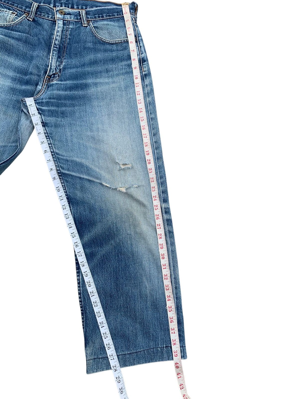 Levi's VINTAGE LEVI'S 503 SELVEDGE FADED DISTRESSED DENIM Size US 36 / EU 52 - 18 Thumbnail