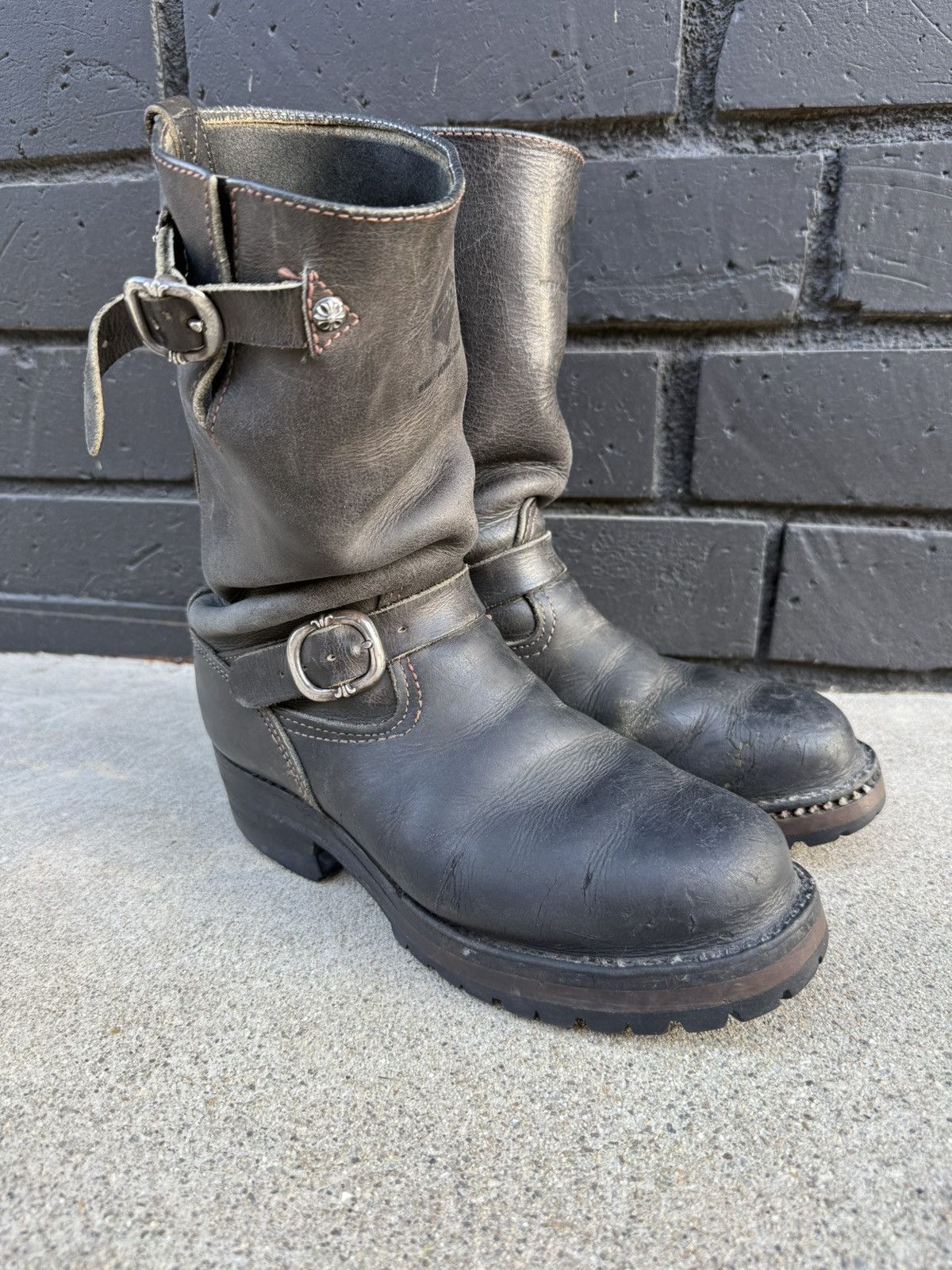 Chrome Hearts 1990s Chrome Hearts Wesco Boss Boots Size US 9 / EU 42 - 2 Thumbnail