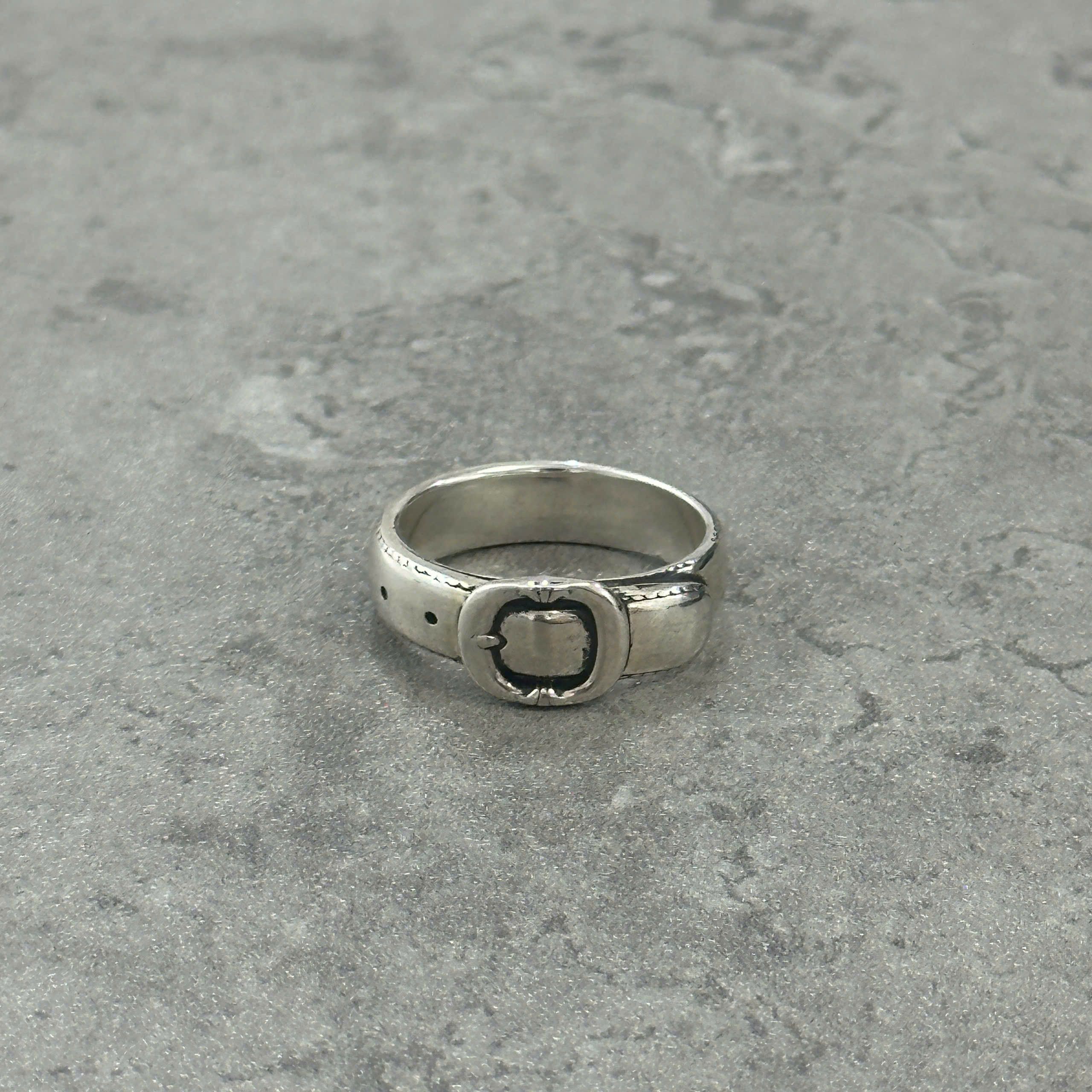★クロムハーツ★ Belted Belt CH Logo Silver Ring Chrome Hearts Silver CH Logo Belt Buckle Ring - SRM