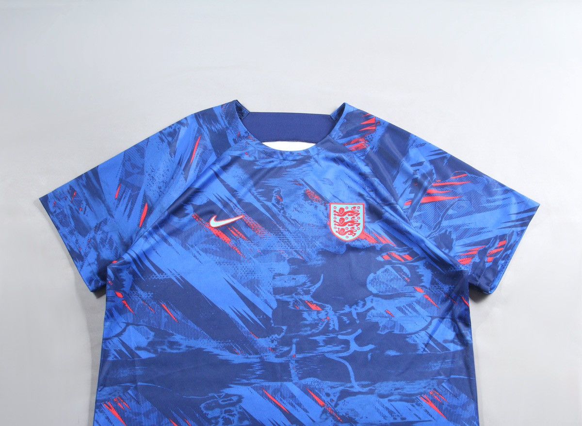 Nike Nike x England Soccer Football Jersey Shirt Blue 2XL XXL Size US XXL / EU 58 / 5 - 2 Thumbnail