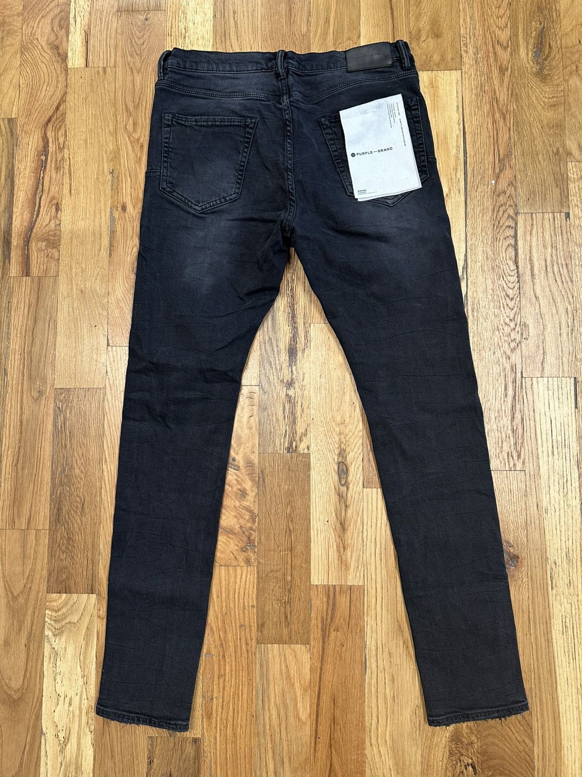 Purple Brand Purple Brand Plain Black Denim Jeans Size 32 Size US 32 / EU 48 - 2 Thumbnail
