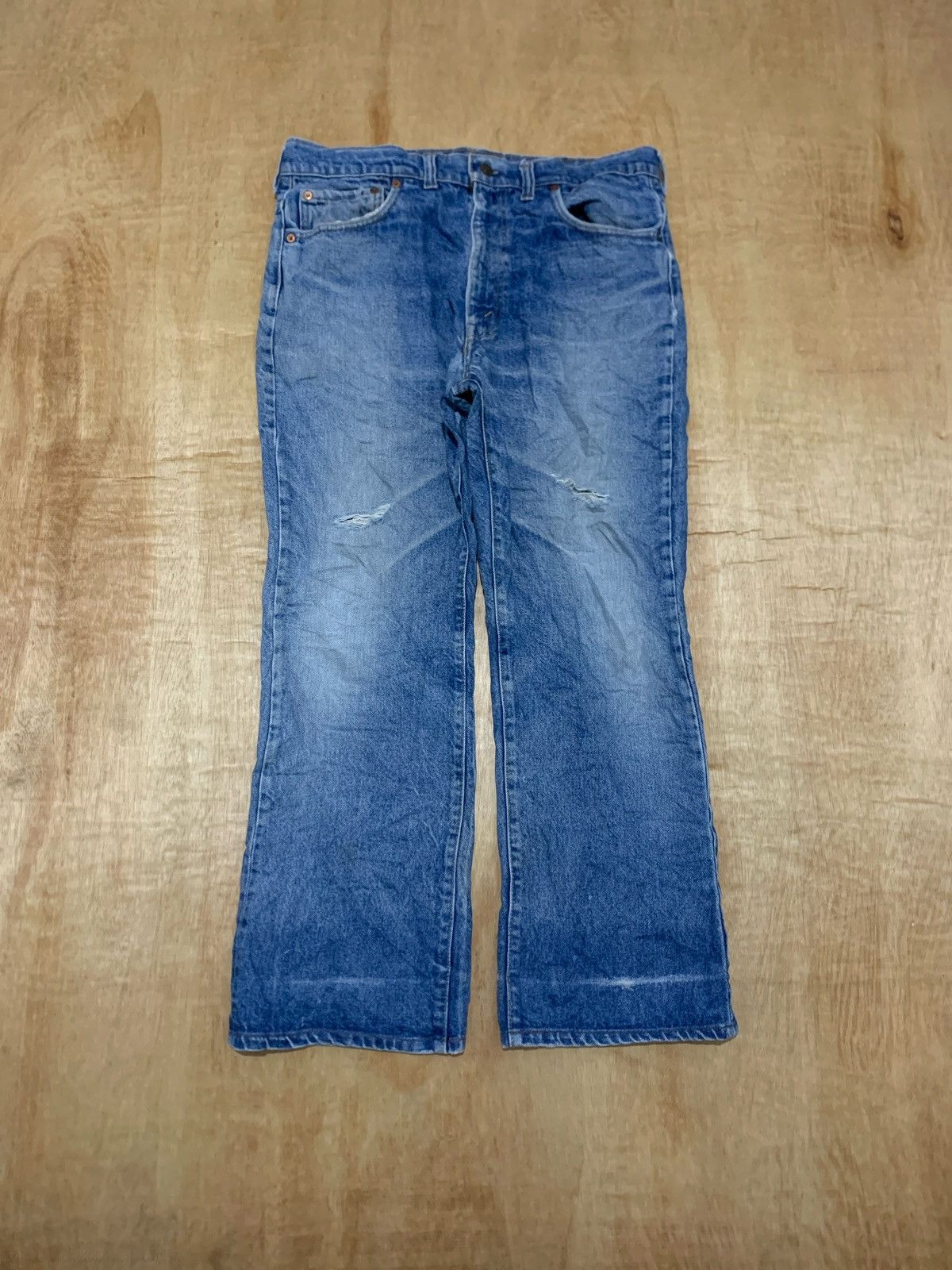 Japanese Brand × Levi's × Vintage Vintage Levi's top Button 16 Denim jeans Size US 34 / EU 50 - 4 Thumbnail