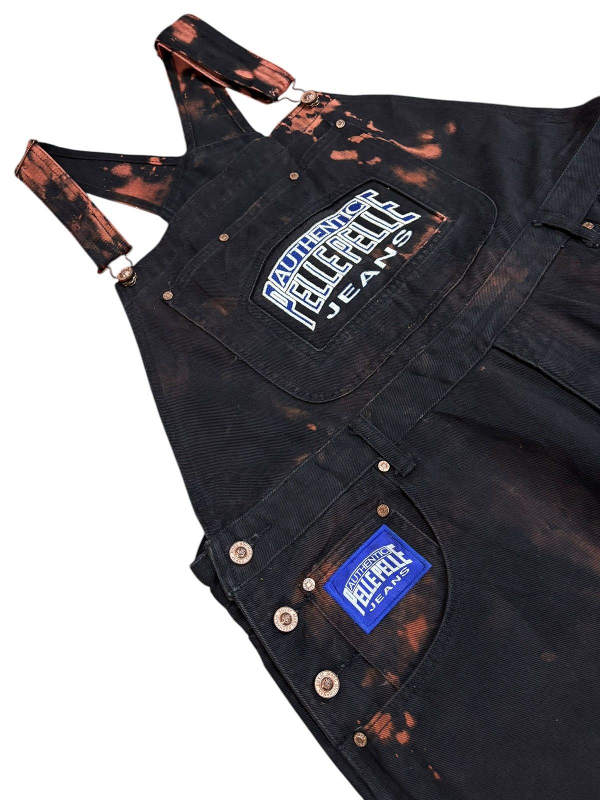 Pelle Pelle 90s Vintage Pelle Pelle Baggy Acid Splash Jumpsuit Size US 44 / EU 60 - 5 Thumbnail