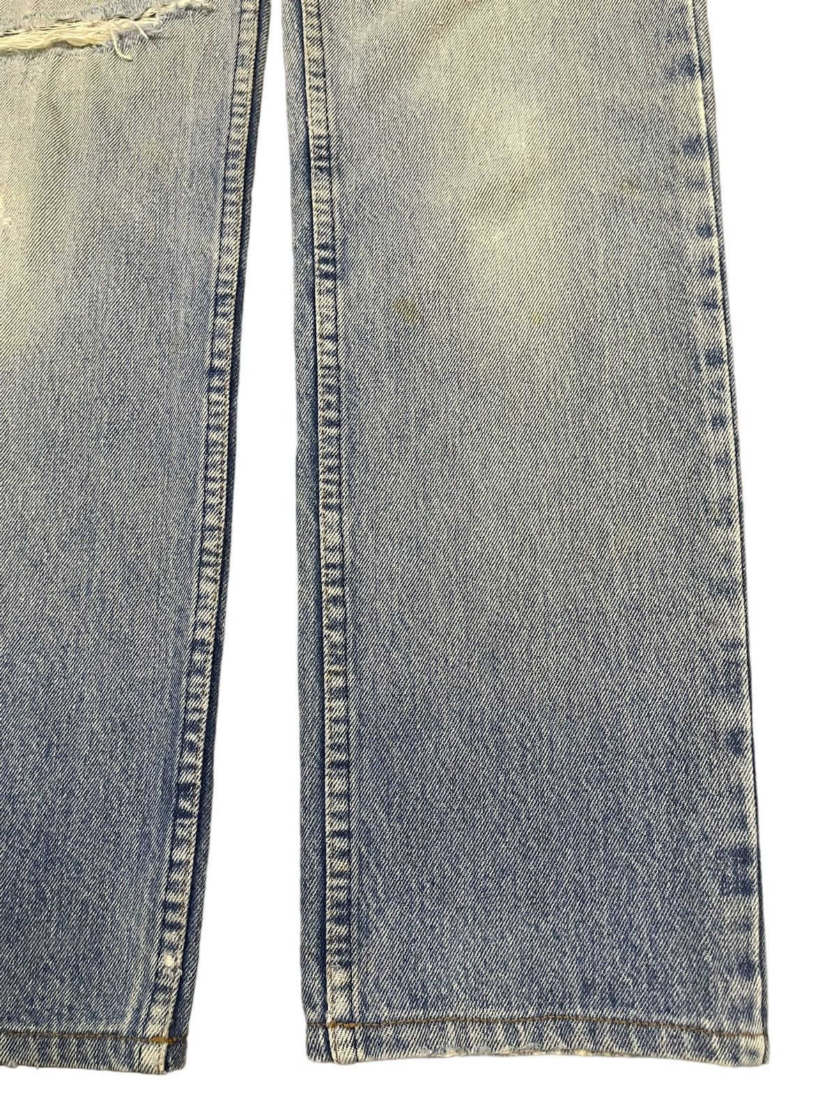 Polo Ralph Lauren Vintage 90s Made in Usa Polo Ralph Lauren Distressed Jeans Size US 27 - 6 Thumbnail