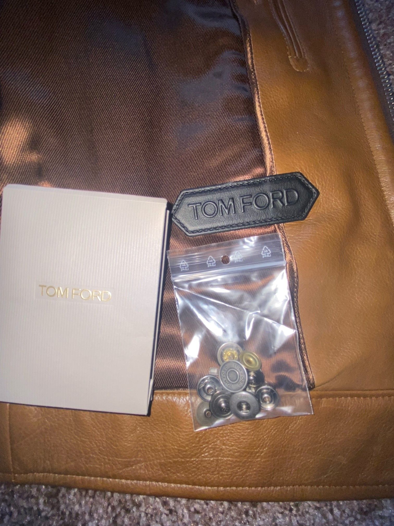 Tom Ford Tom Ford Leather Jacket Size US M / EU 48-50 / 2 - 6 Thumbnail
