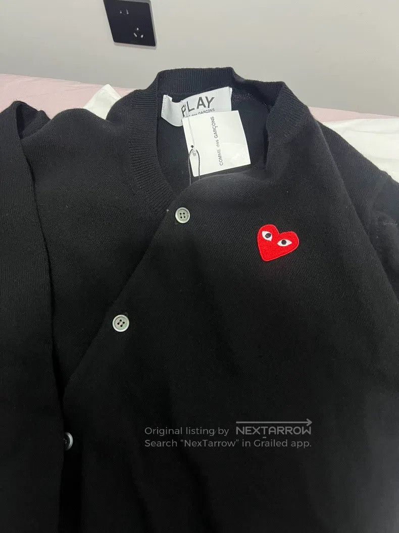 Comme des Garcons Comme Des Garcons Black Round Neck Cardigan Size XL / US 12-14 / IT 48-50 - 4 Thumbnail