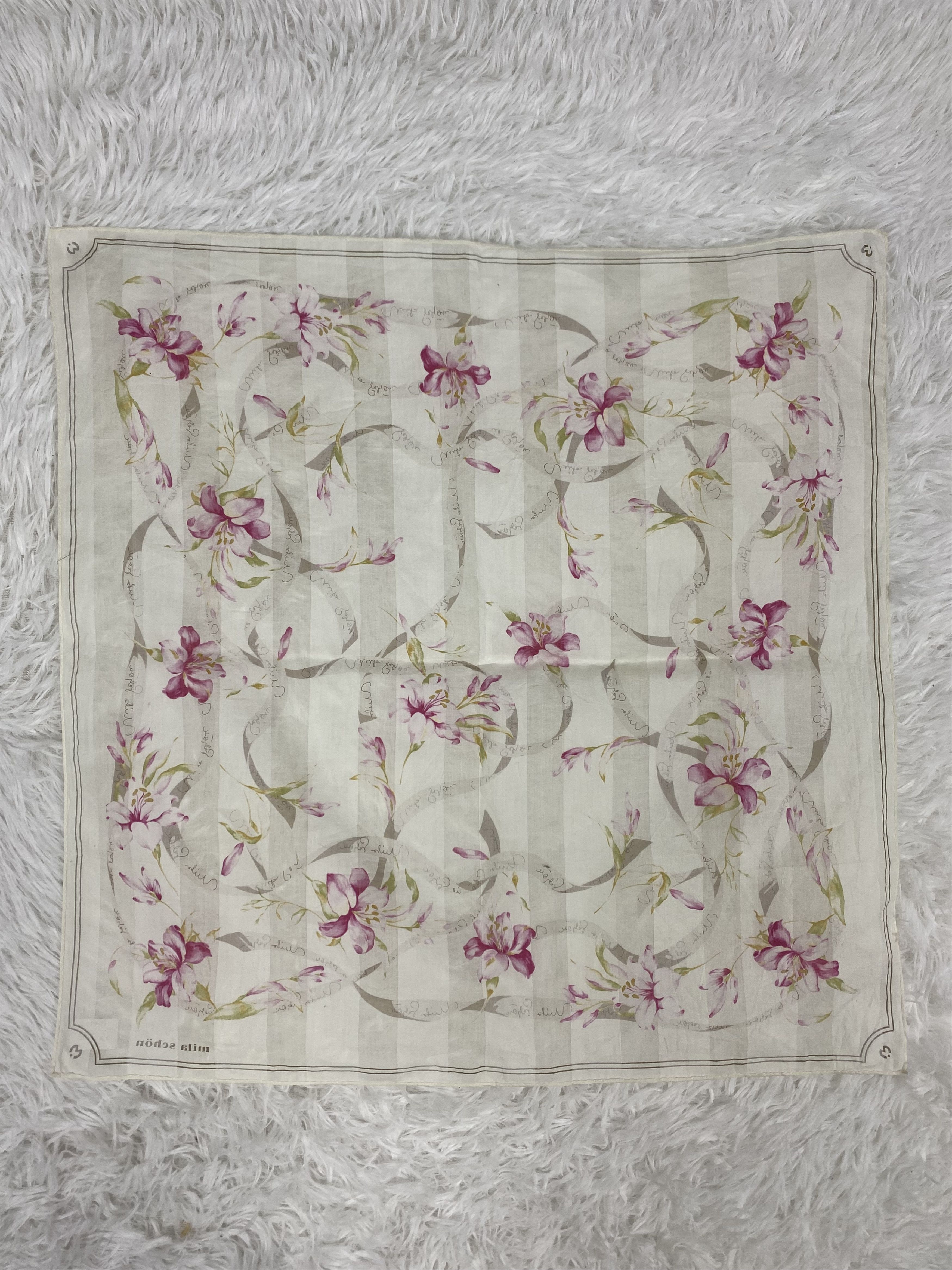 Mila Schon × Vintage Vintage Mila Schon Handkerchief Neckerchief PH0922 Size ONE SIZE - 4 Thumbnail