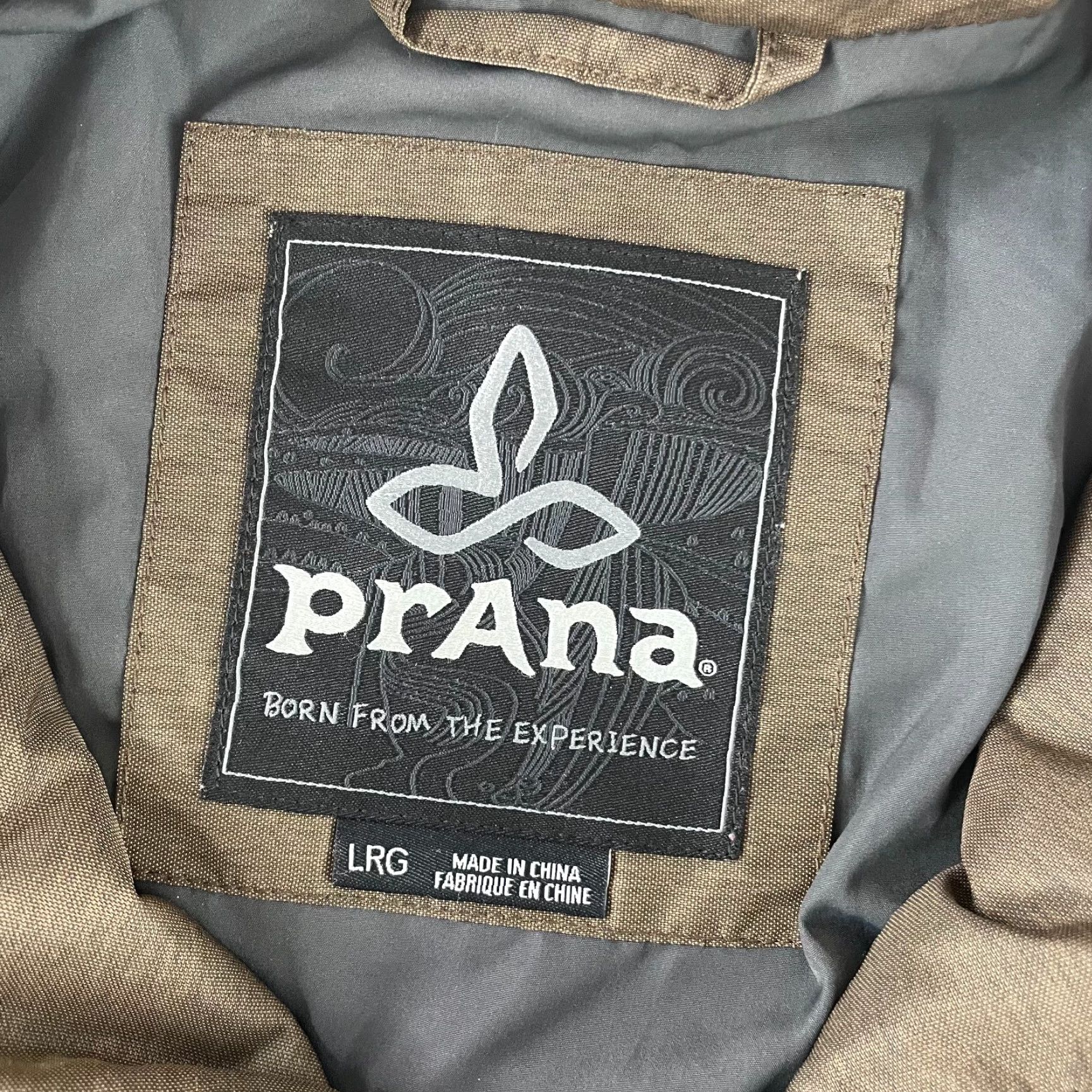 Prana prAna Miro Puffer Jacket Men L Acorn DWR Full Zip Pockets Quilted Outdoors Size US L / EU 52-54 / 3 - 2 Thumbnail