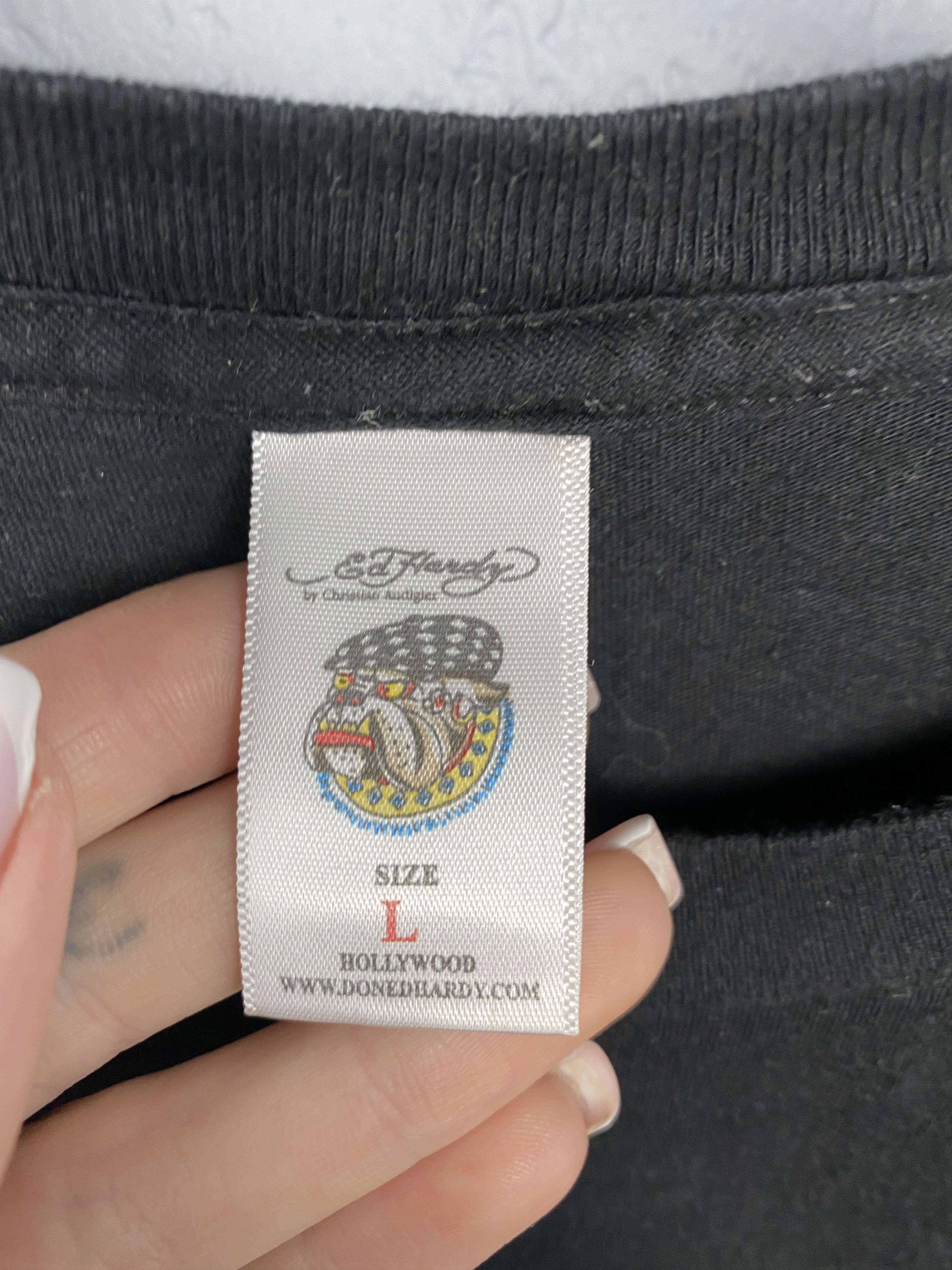 Christian Audigier Ed Hardy by Christian Audigier New York Vintage Mens T-Shirt Size US L / EU 52-54 / 3 - 4 Thumbnail