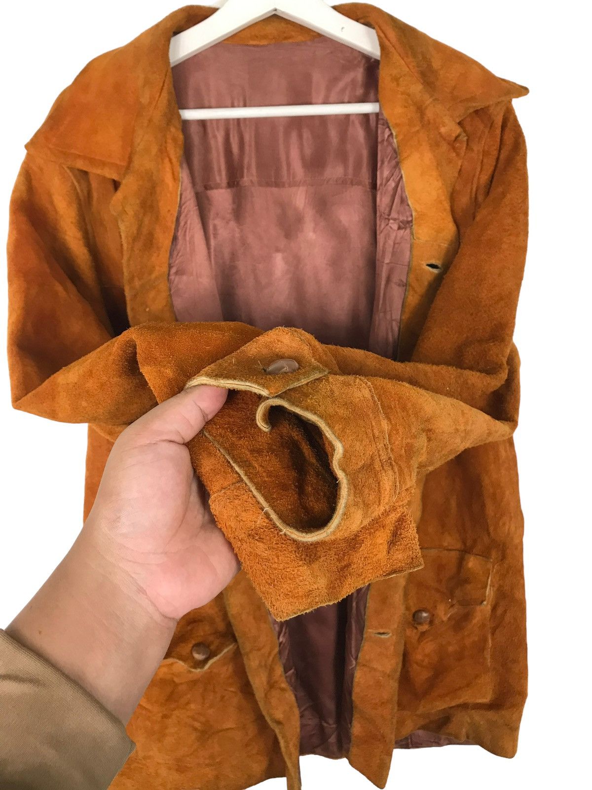 Japanese Brand 💥 1950s VINTAGE SUEDE LEATHER WESTERN JACKET Size US M / EU 48-50 / 2 - 9 Thumbnail
