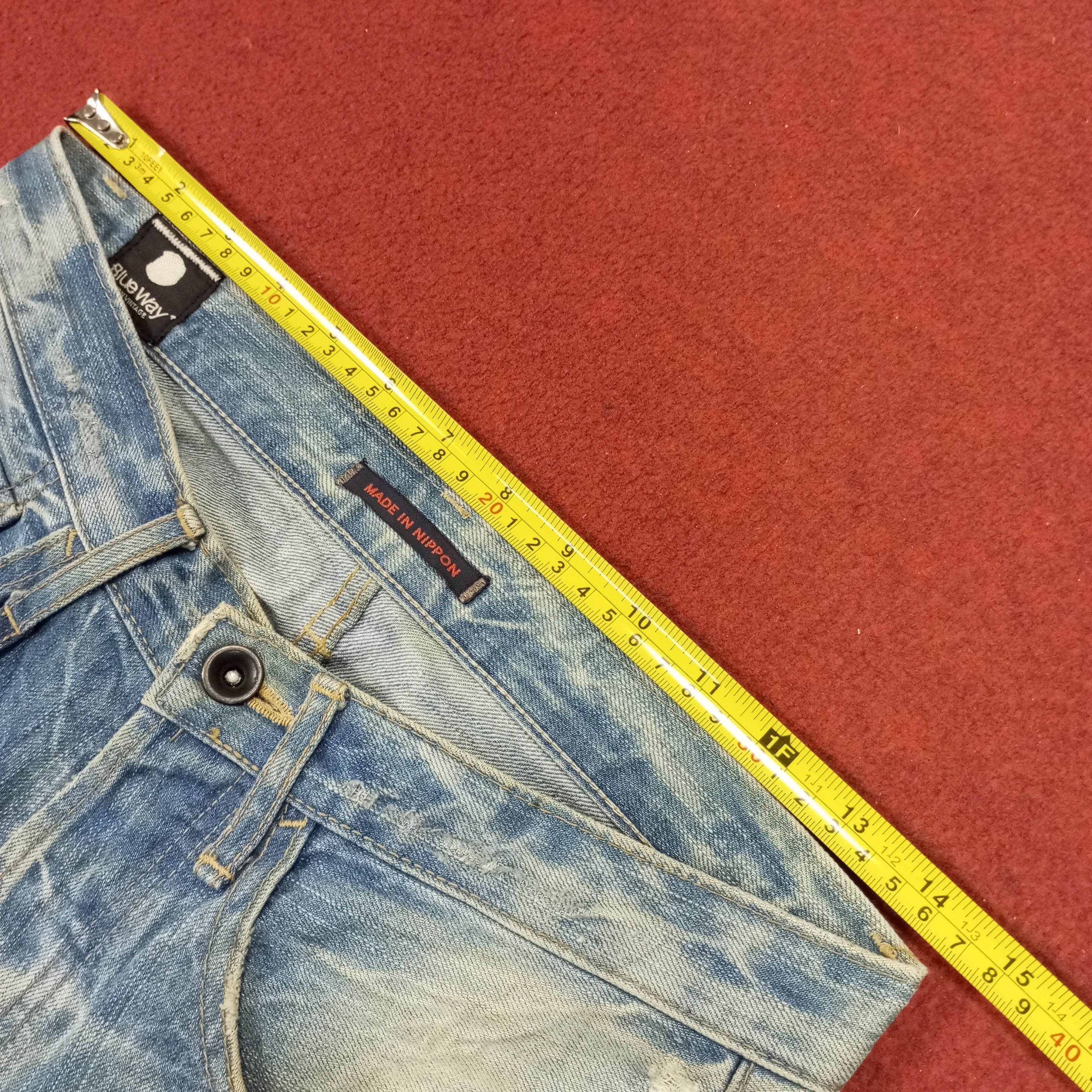 Japanese Brand Blue Way Japanese Brand Fashion Style Distressed Jeans Size US 29 - 7 Thumbnail