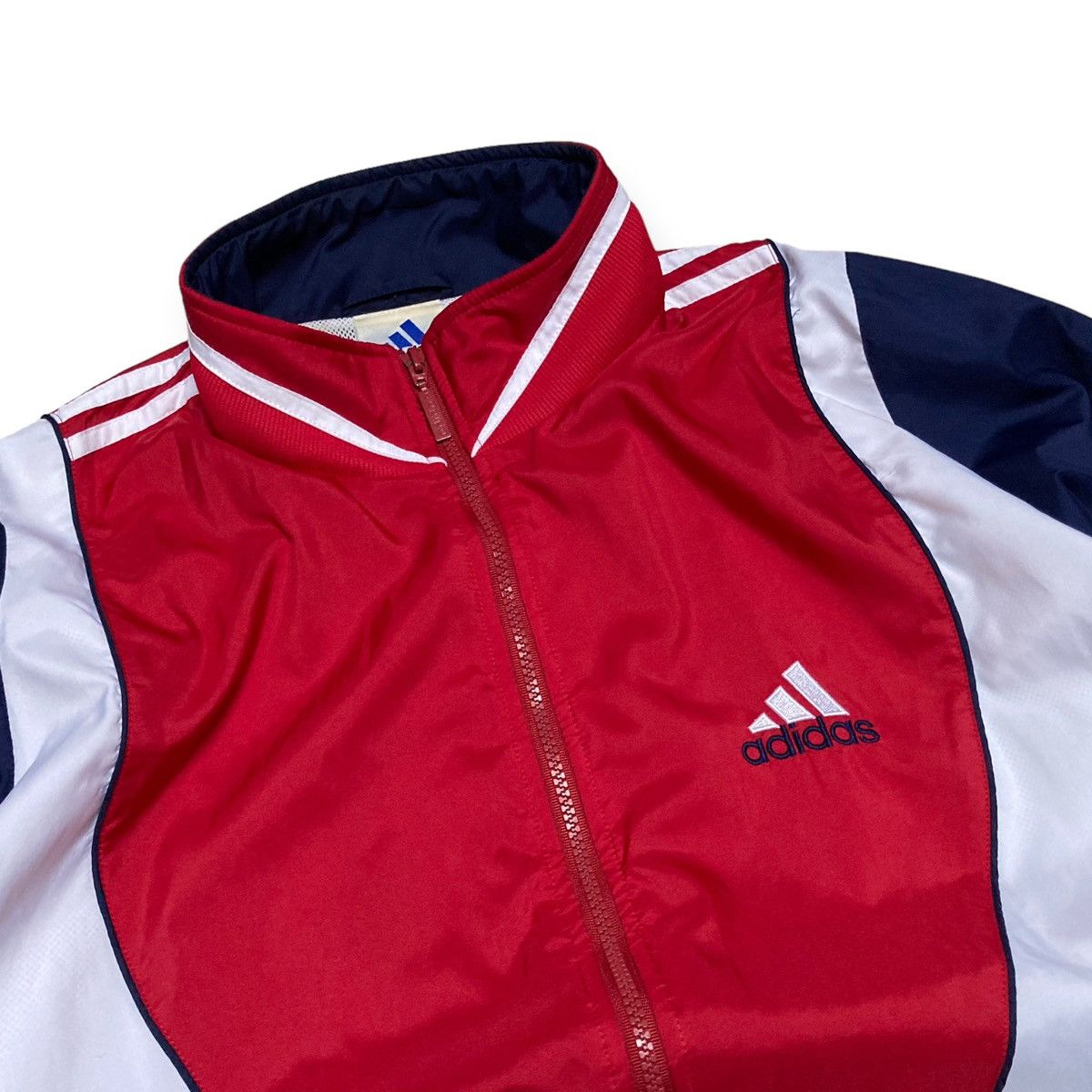 Adidas × Vintage Vintage Adidas Tracksuit Set Track Pants Jacket Nylon 80 90s Size US L / EU 52-54 / 3 - 6 Thumbnail