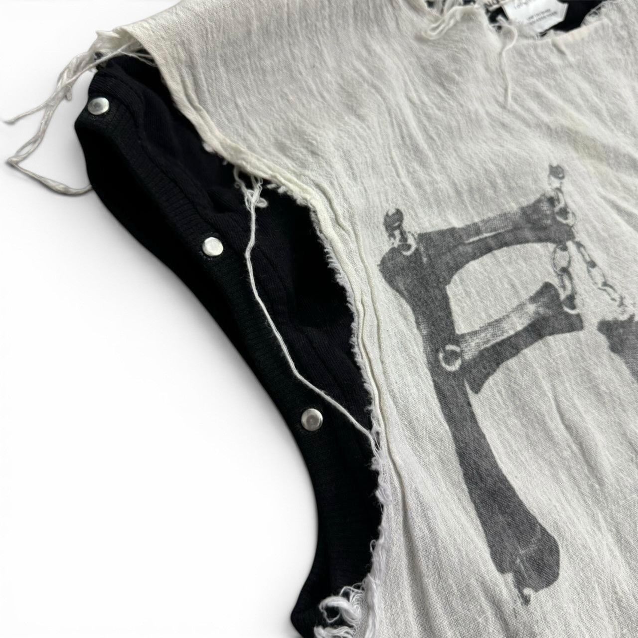 Seditionaries Shinya Tabuchi Layered Damaged Shirt 2023068 Size US L / EU 52-54 / 3 - 8 Thumbnail