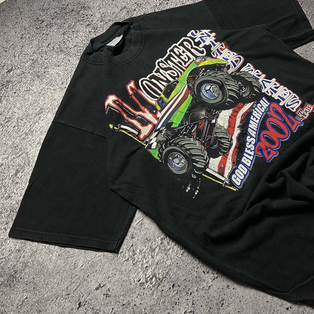Vintage Vintage Monster Truck Smash Show USA Tour 2002 Size US XL / EU 56 / 4 - 3 Thumbnail