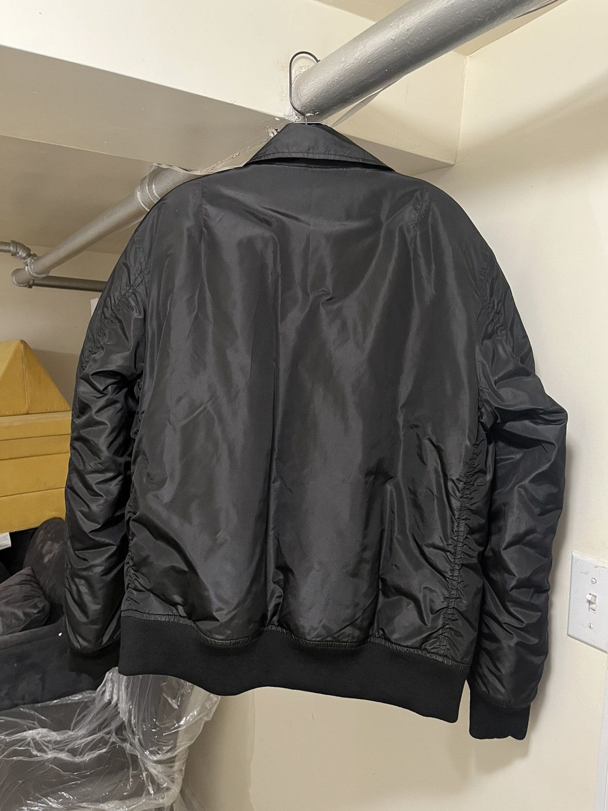 Saint Laurent Paris Taffeta Shirt-Collar Bomber Jacket Sz 52 Size US L / EU 52-54 / 3 - 6 Thumbnail
