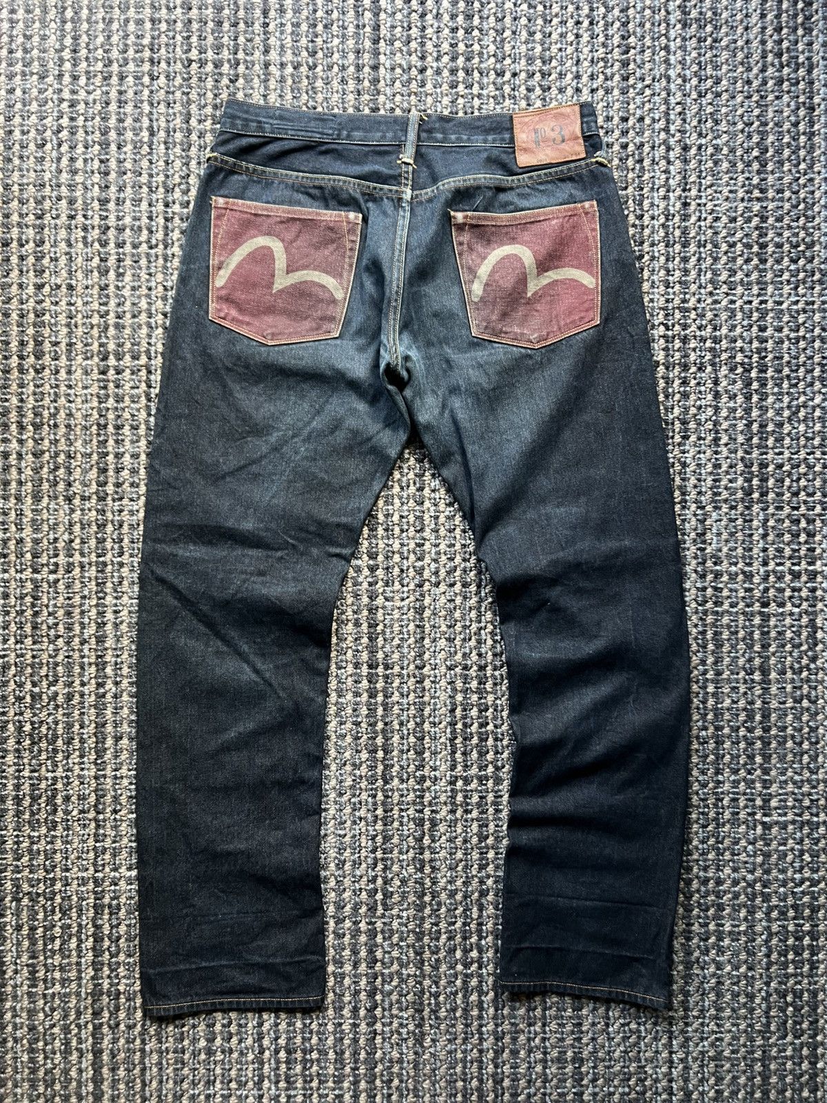Evisu 00’s EVISU SEAGULL SELVEDGE BAGGY JEANS JAPAN ARCHIVE Size US 36 / EU 52 - 1 Thumbnail